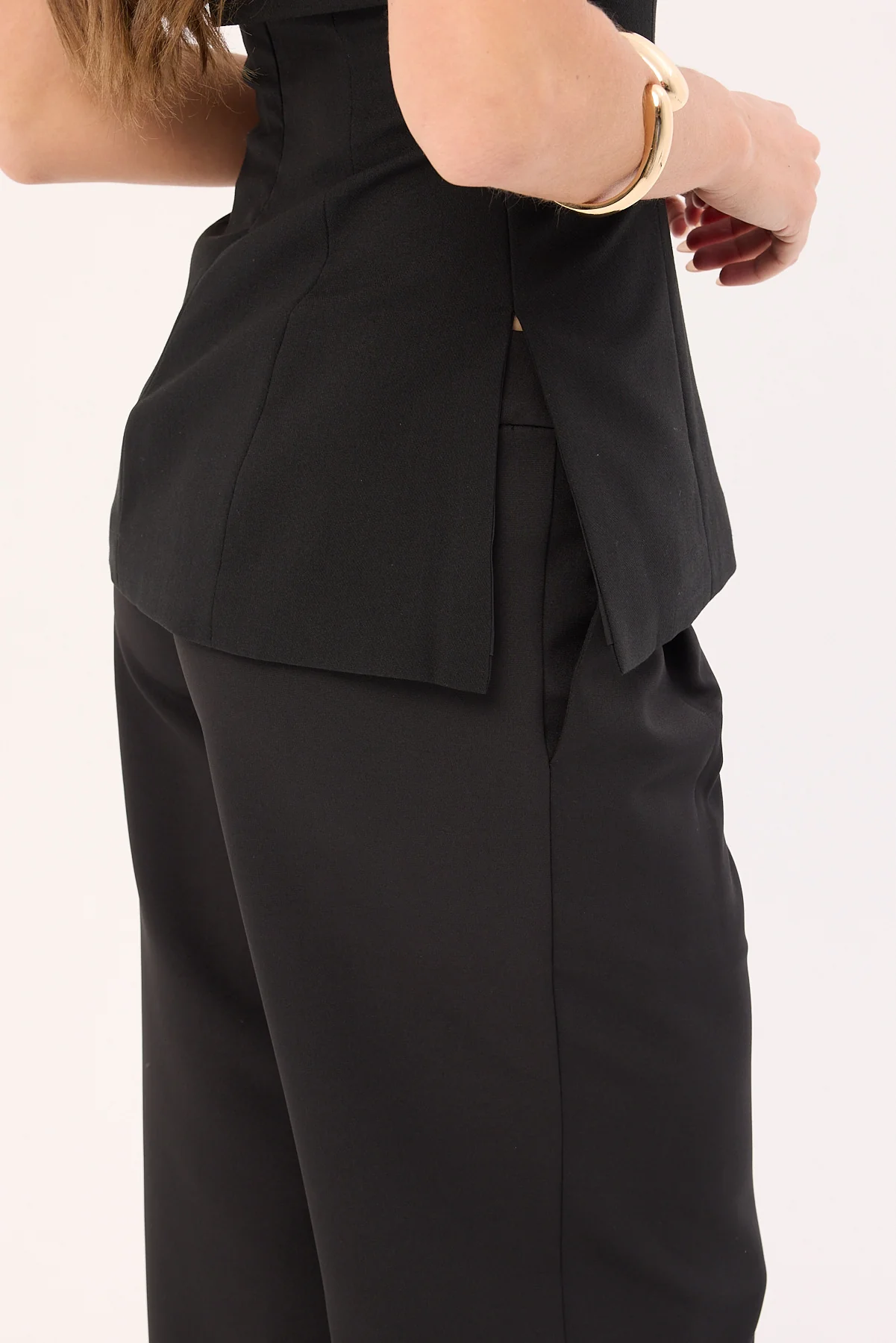 Perfect Stranger Mia Straight Low Rise Pants Black - Image 7