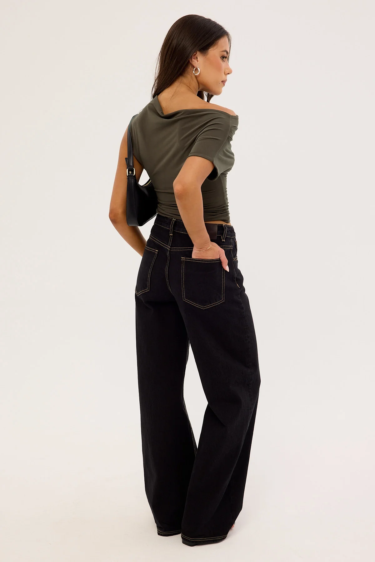 Perfect Stranger MID RISE BAGGY JEAN Washed Black - Image 8