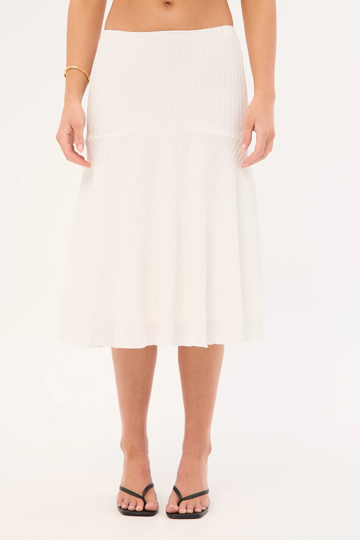Perfect Stranger Mimsy Midi Skirt White - Image 10
