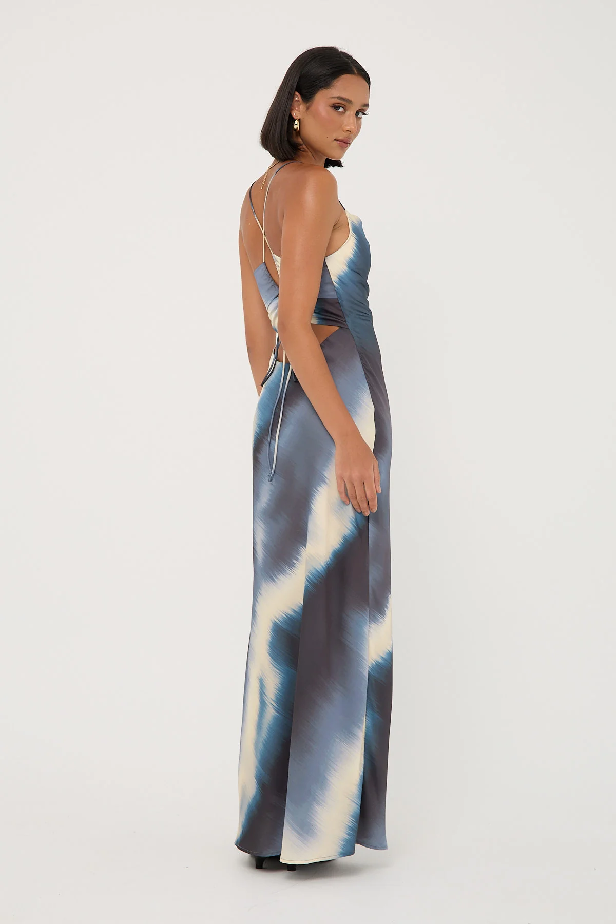 Perfect Stranger Parula Evie Recycled Maxi Dress Tie Dye Print - Image 7