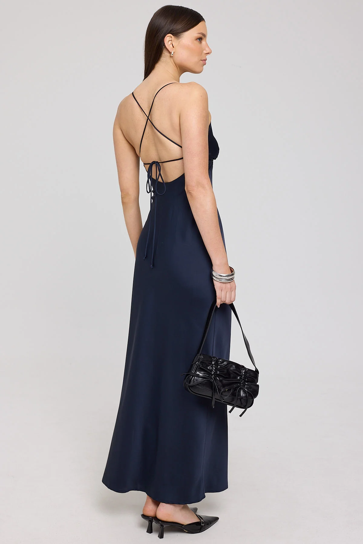 Perfect Stranger Romily Maxi Dress Navy - Image 4