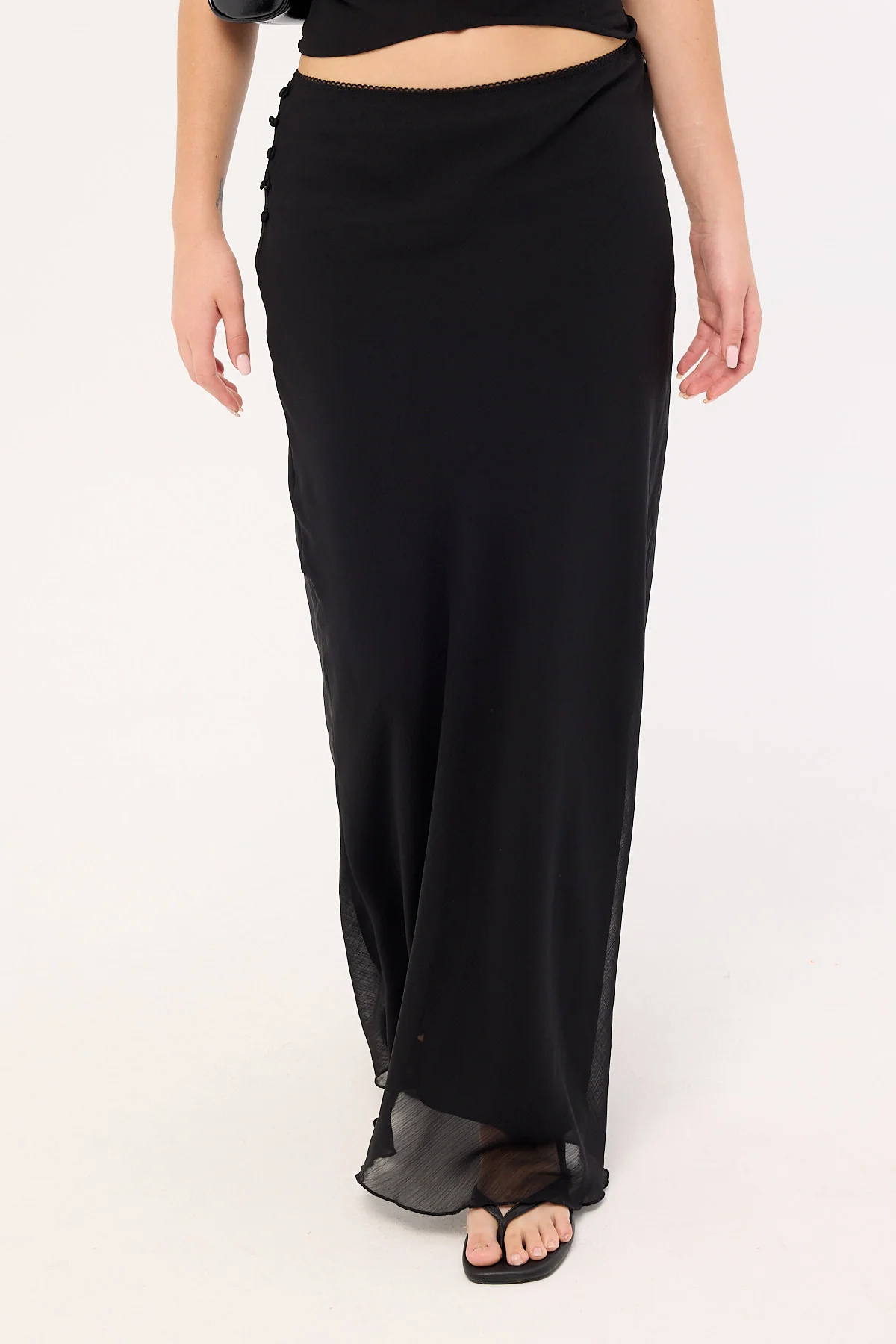 Perfect Stranger Rudi Maxi Skirt Black - Image 2