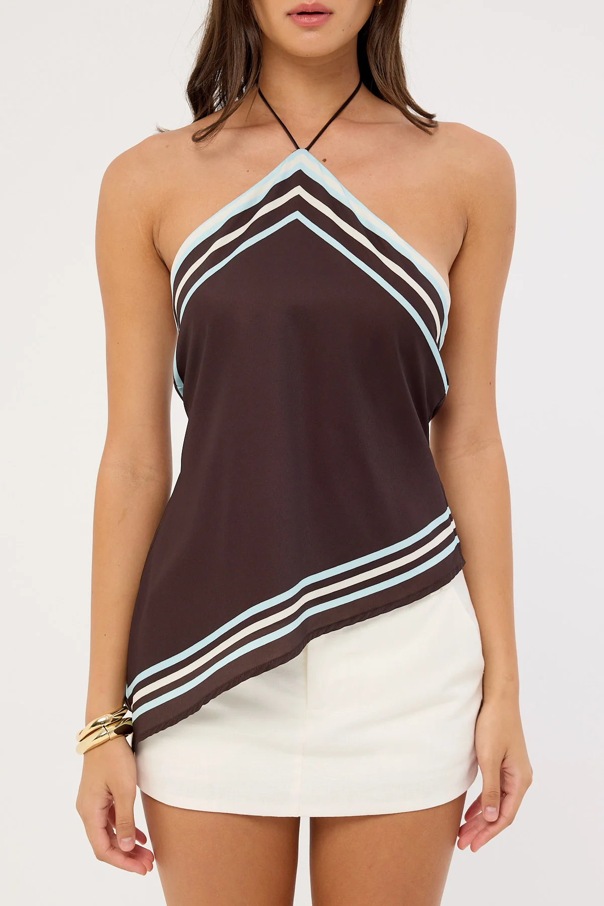 Perfect Stranger Sicily Halter Top Brown - Image 10