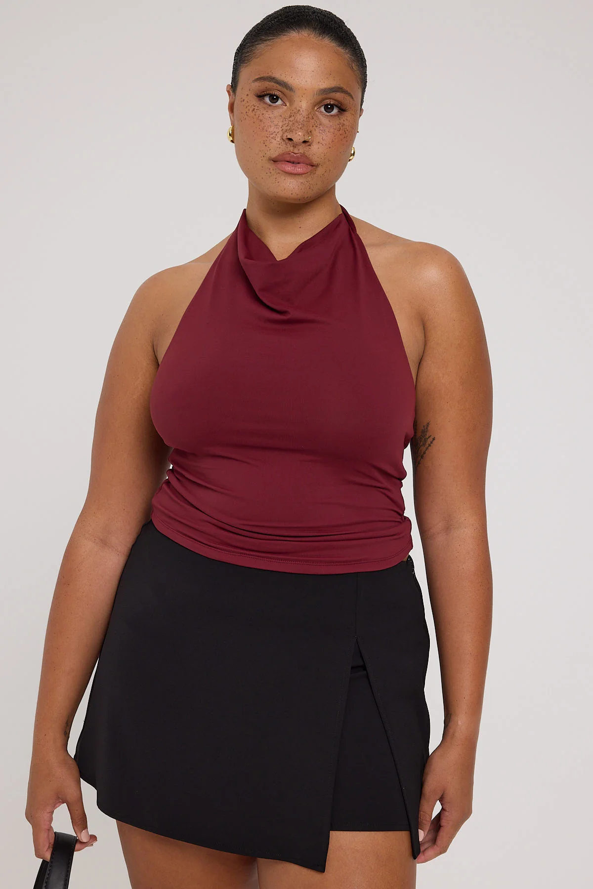 Perfect Stranger Tropez Mid Rise Skort Black - Image 7