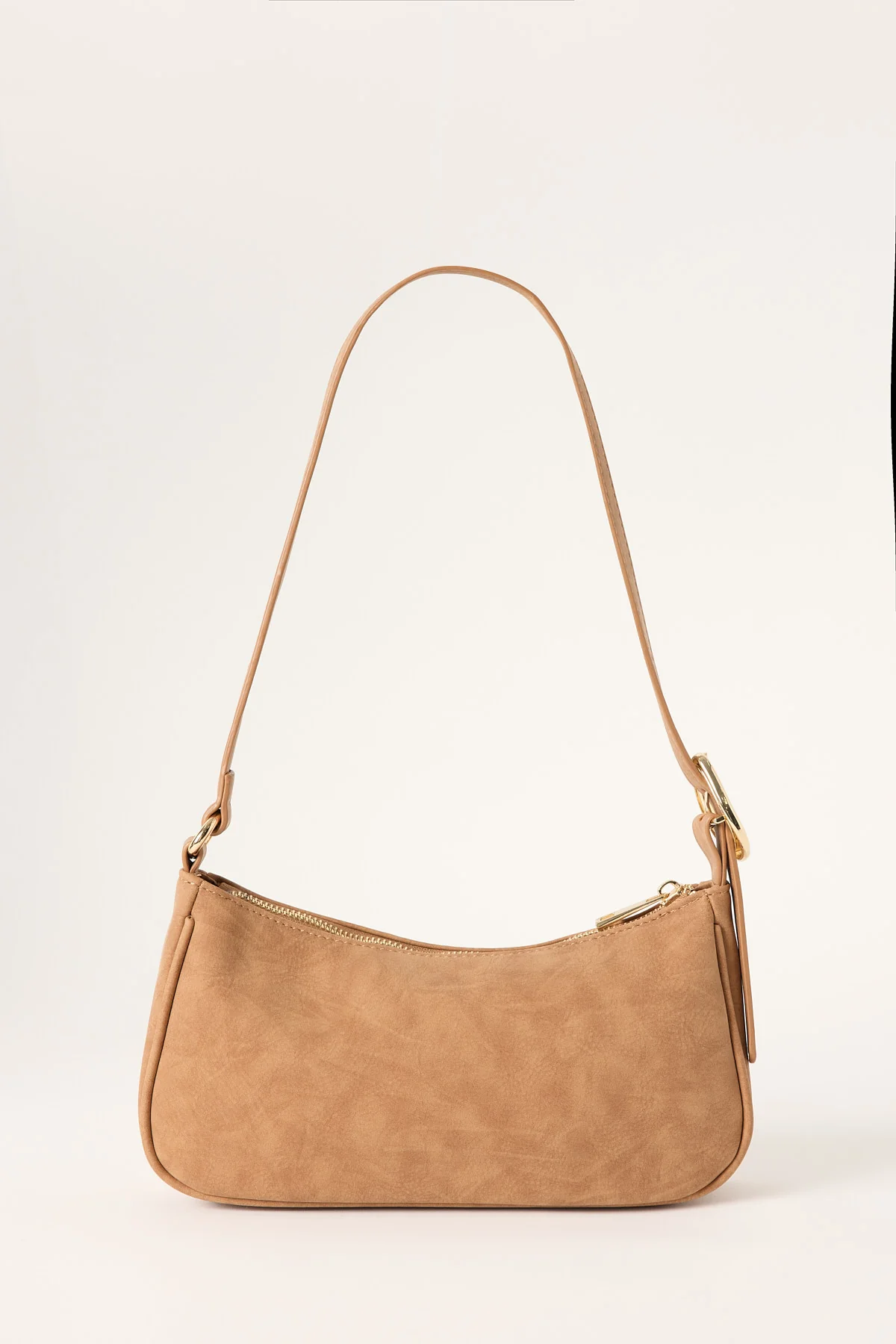 Peta + Jain Jesabel Suede Shoulder Bag Tan Suede - Image 4