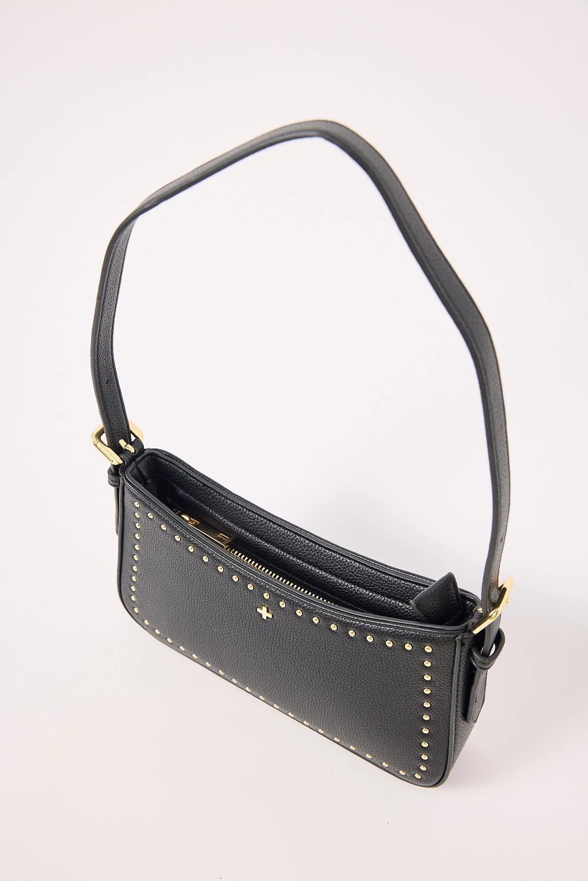 Peta + Jain Lilu Black PU/Gold Mini Stud - Image 4