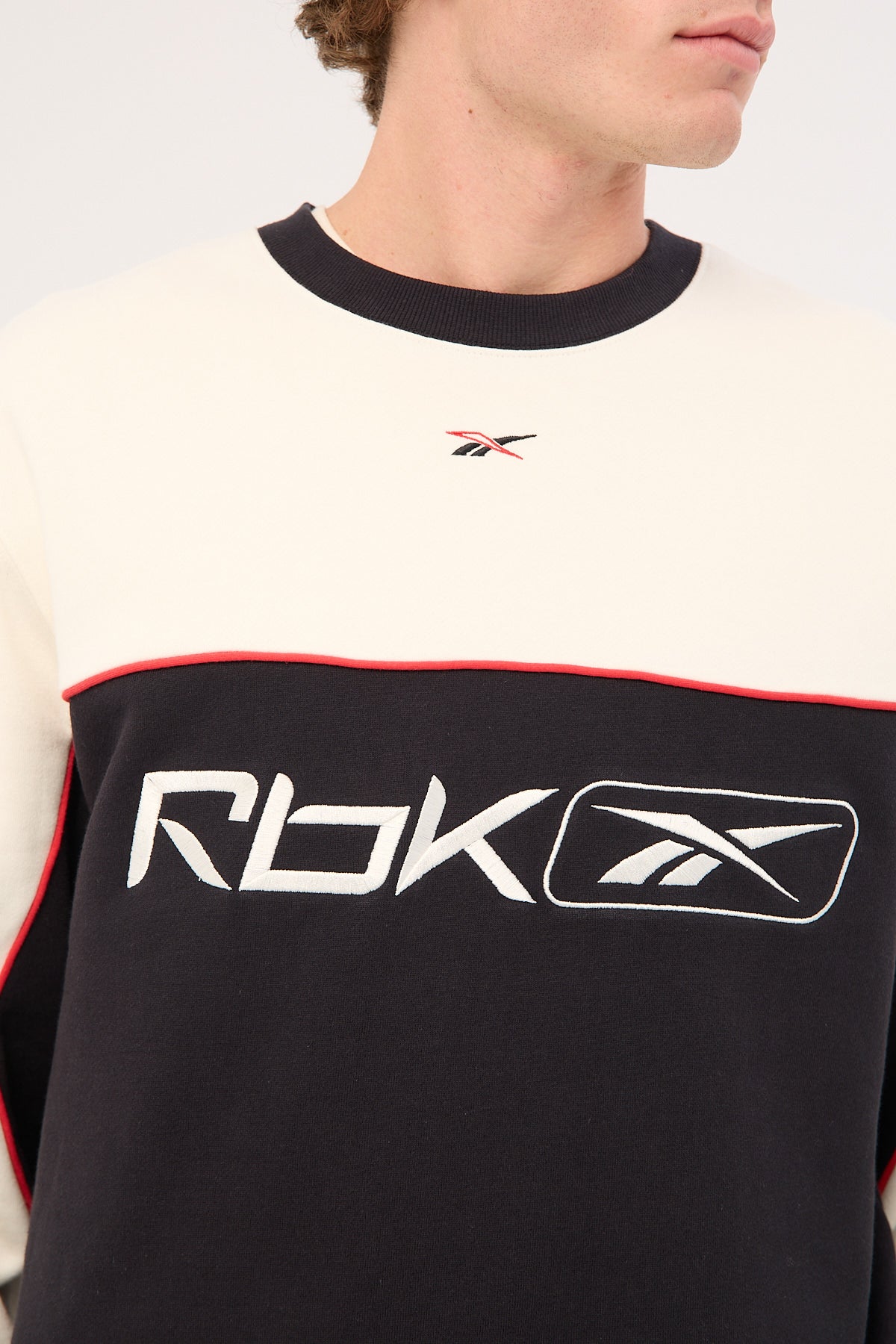 Reebok RBK Crewneck White/Black - Image 8