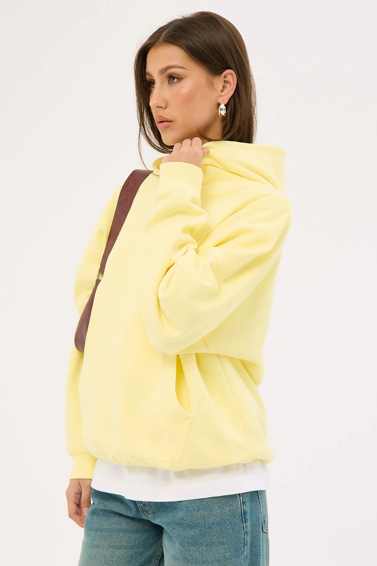 Reebok Rhythm Hoodie Yellow - Image 3
