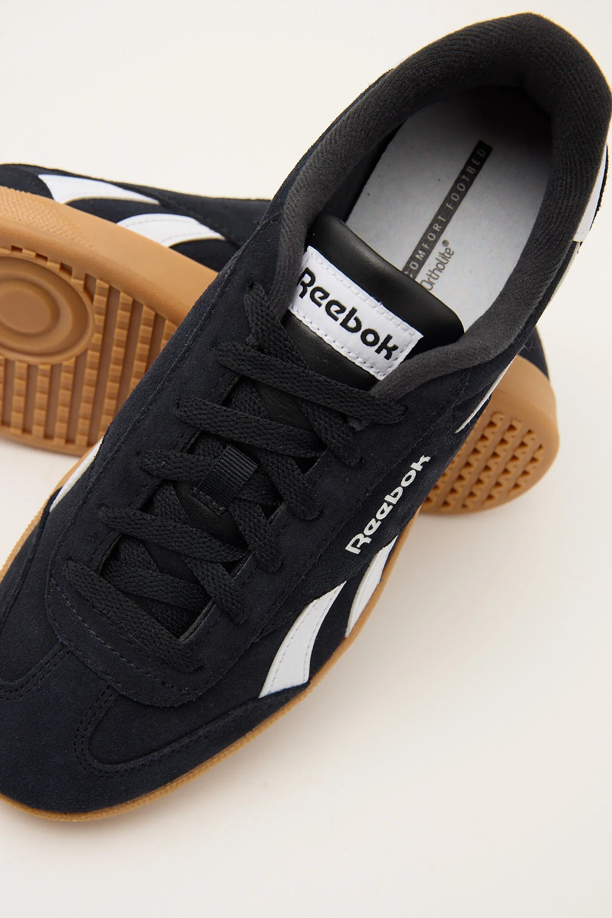 Reebok Smash Edge Suede Sneaker Black - Image 4
