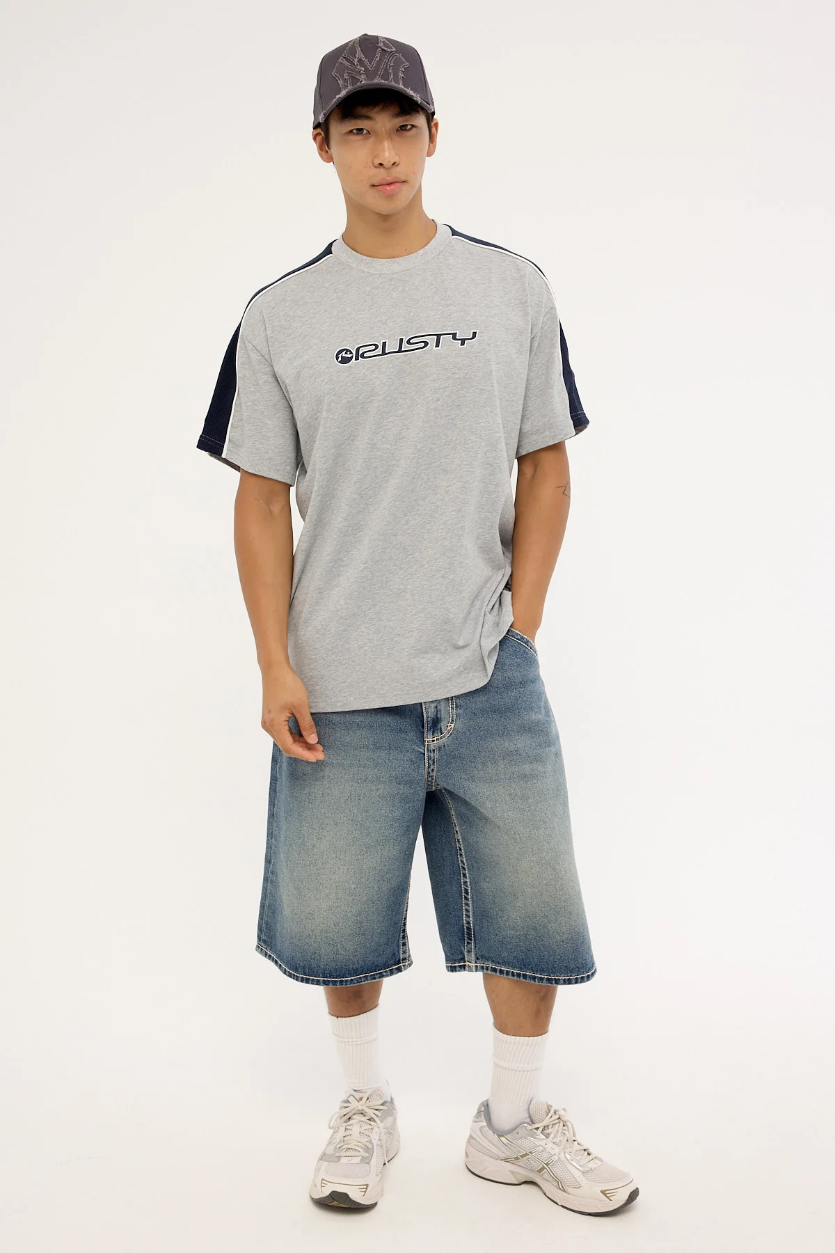 Rusty Alonso 3.0 Tee Grey Marle - Image 2