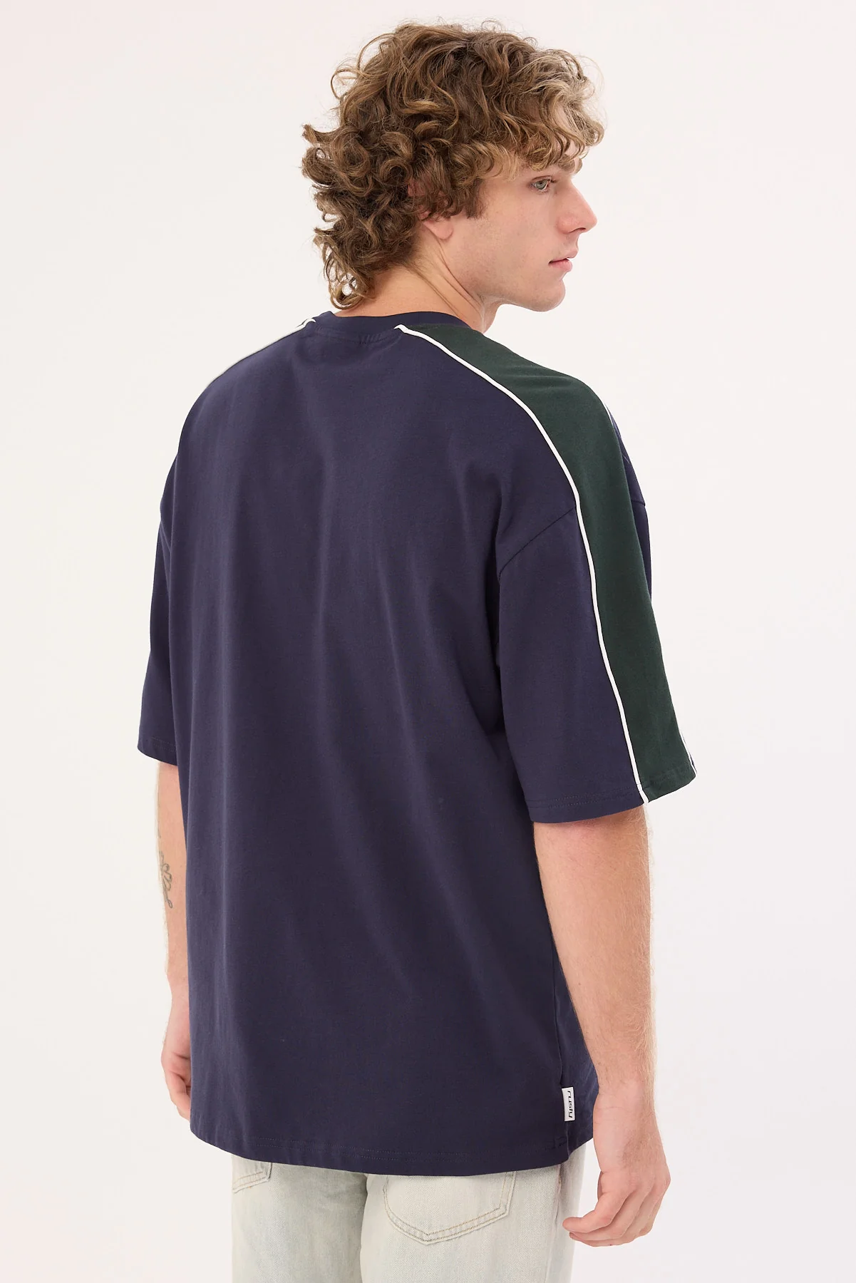 Rusty Alonso Short Sleeve Tee Navy Blue - Image 5