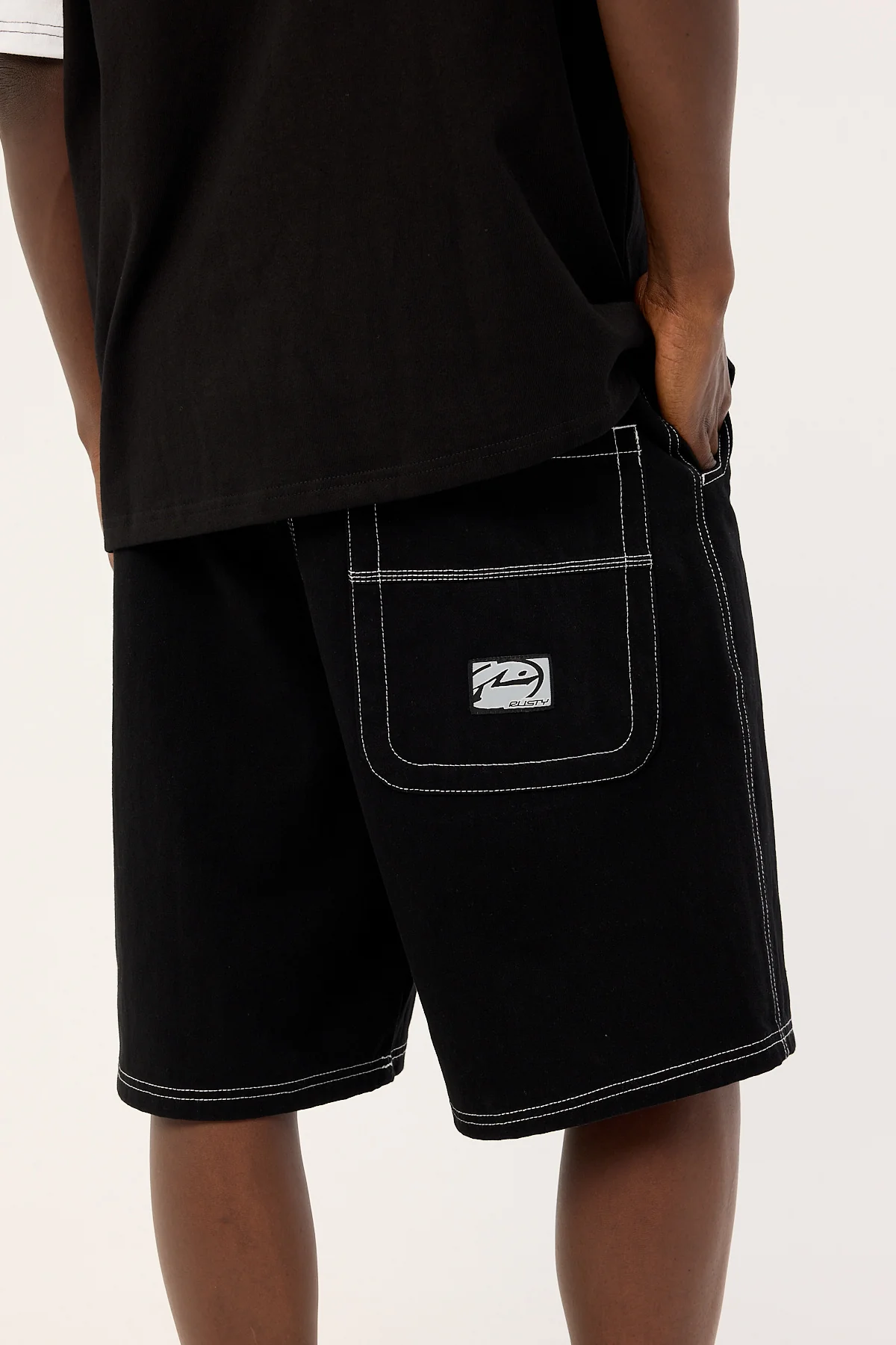 Rusty Baggus Elastic Short Black - Image 6