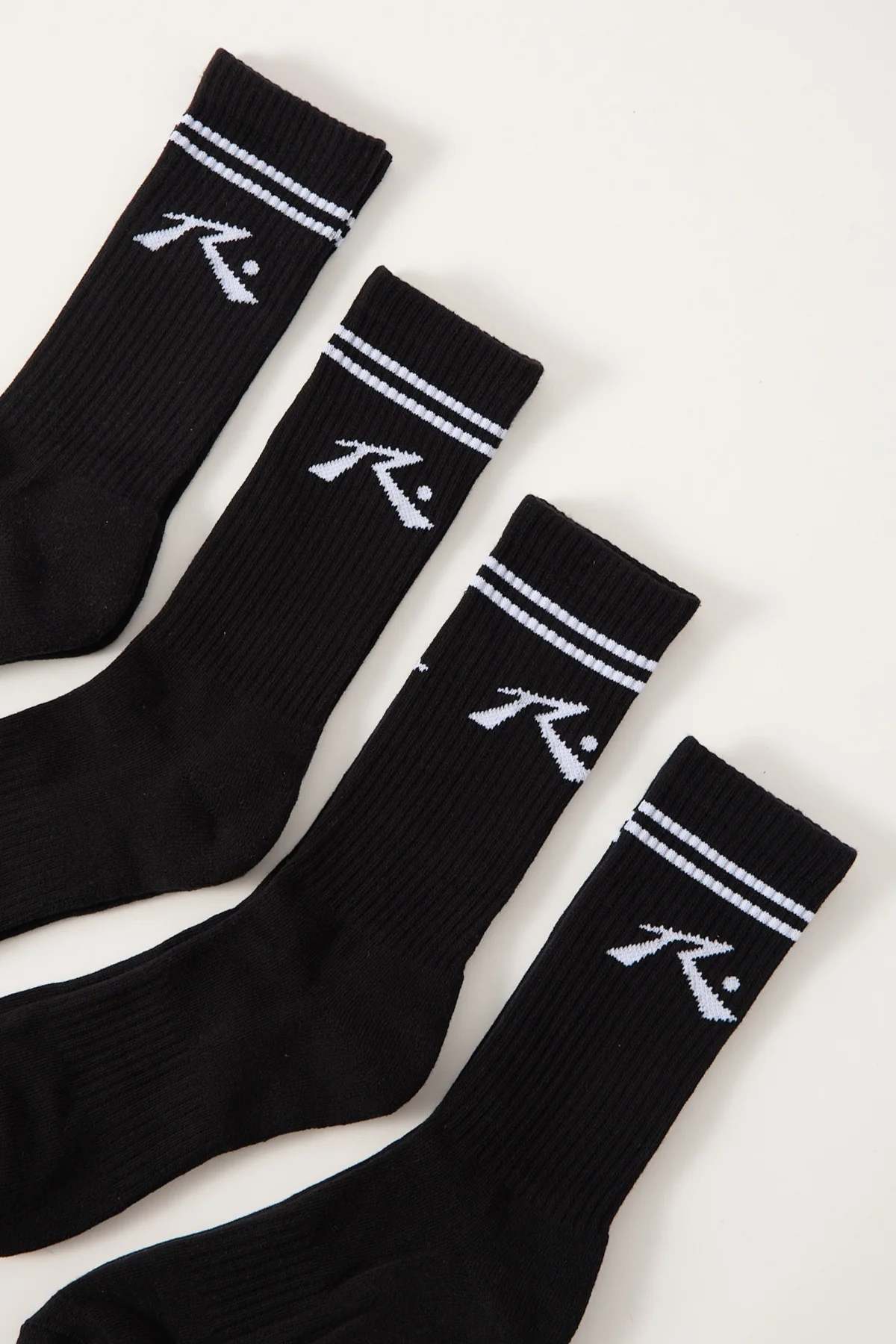 Rusty Comp Mid Calf 4-Sock Pack Black 1 - Image 3