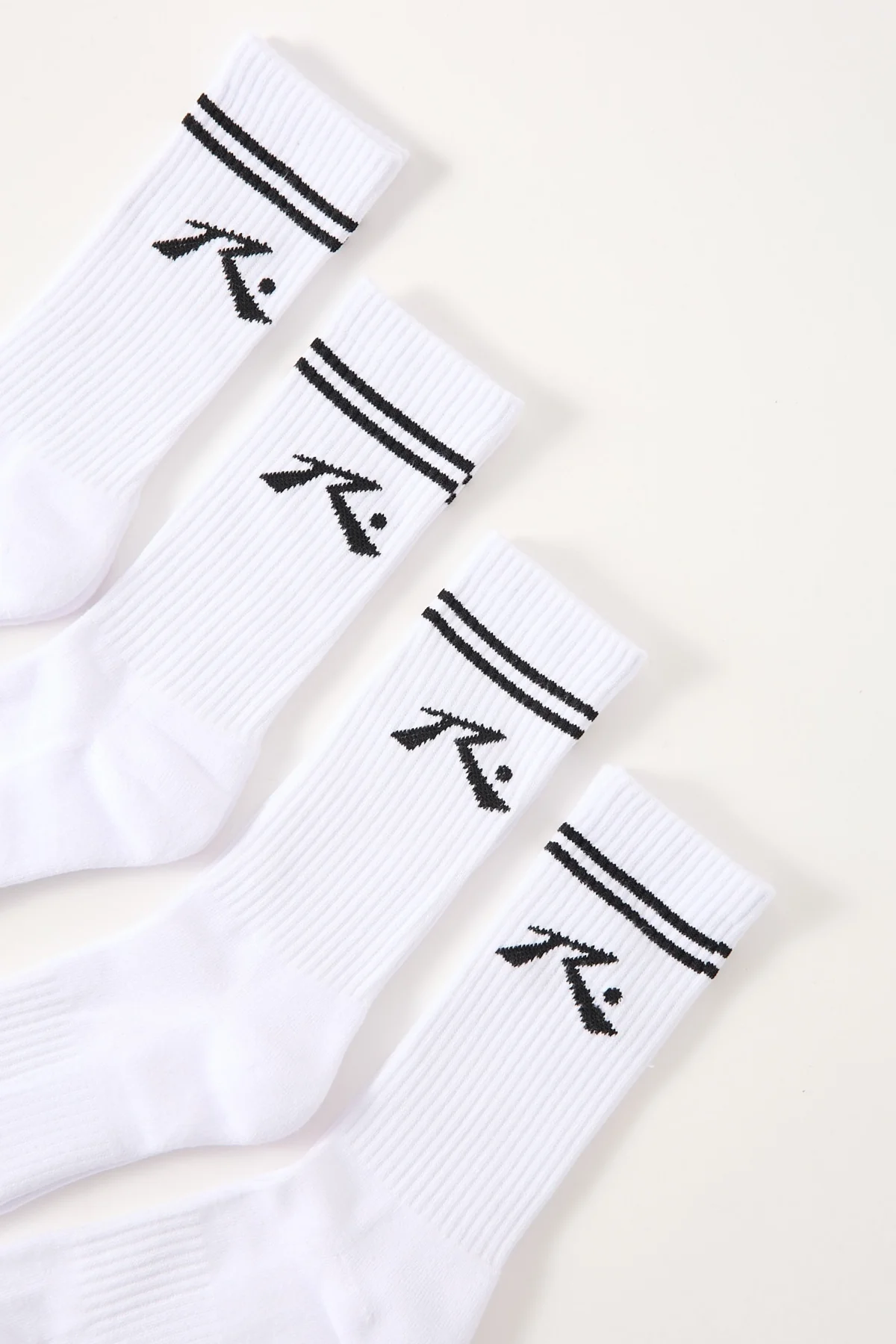 Rusty Comp Mid Calf 4-Sock Pack White 1 - Image 2