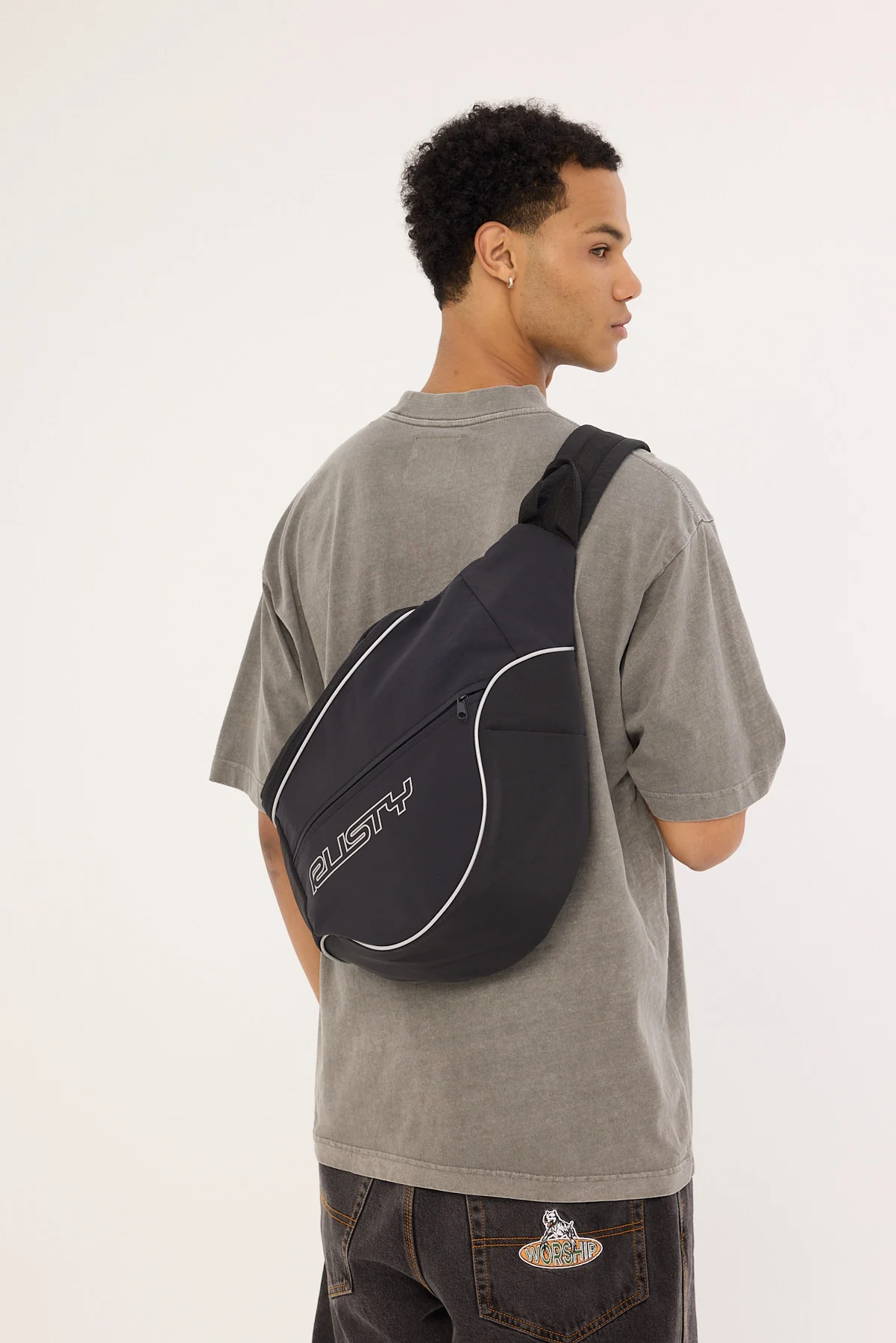 Rusty Fixie Sling Bag Black - Image 3