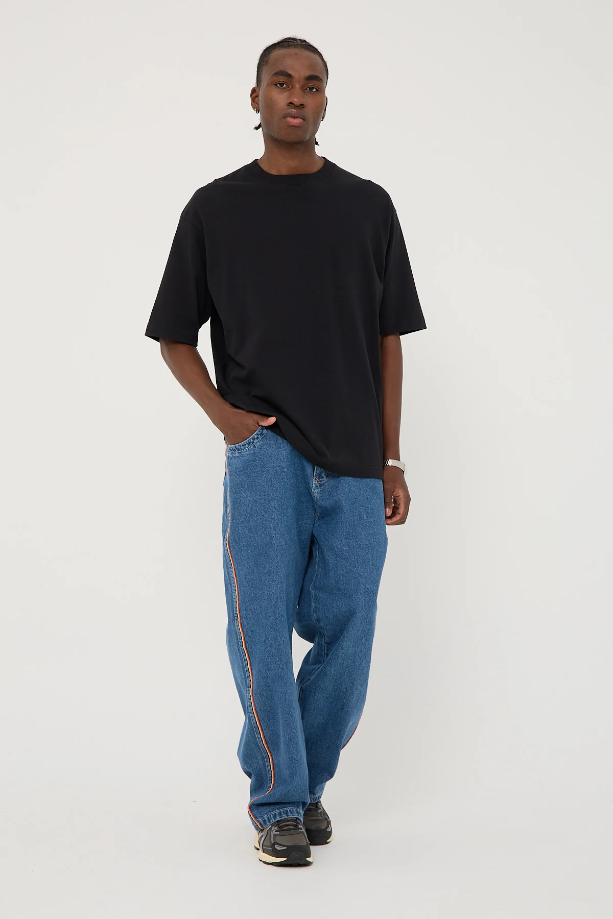 Rusty FLIP DADDY 2.0 BAGGY JEAN Middy Blue - Image 2