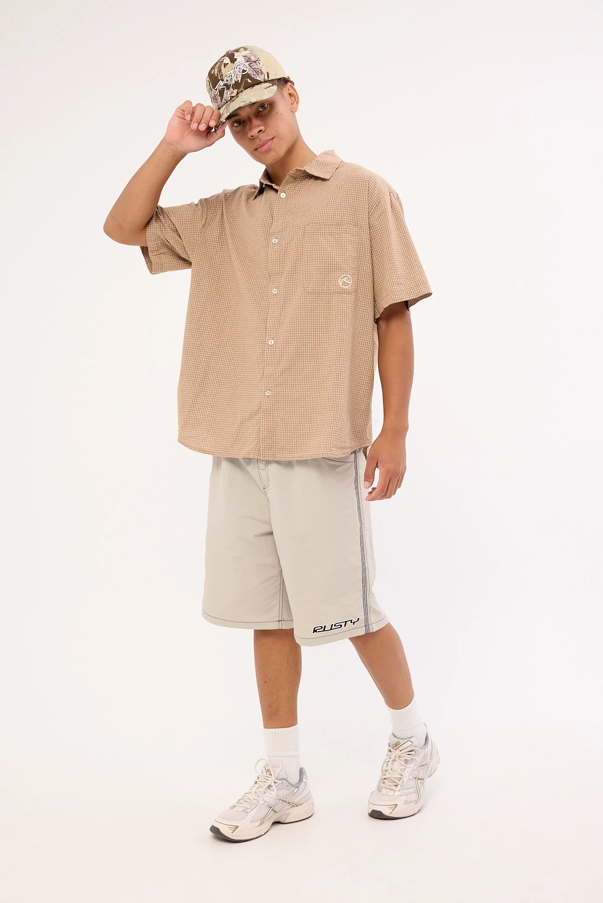 Rusty Flip Daddy Boardshort Stone Grey - Image 4