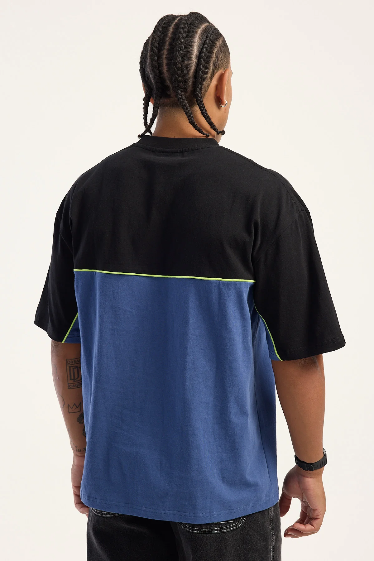 Rusty Infinity Tee Atlantic Blue/Lime - Image 5