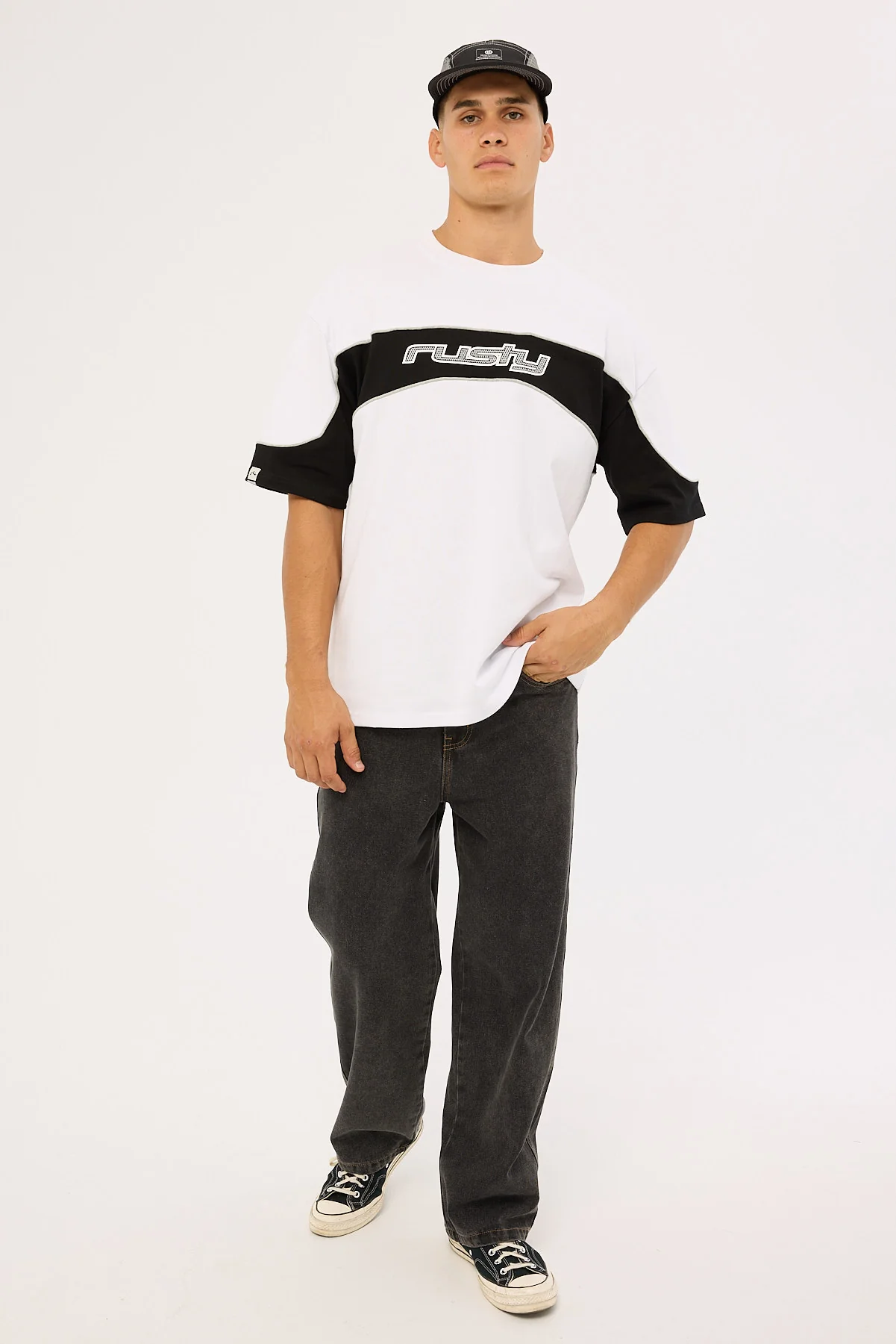 Rusty Kinetic Short Sleeve Heavy Tee White - Image 2