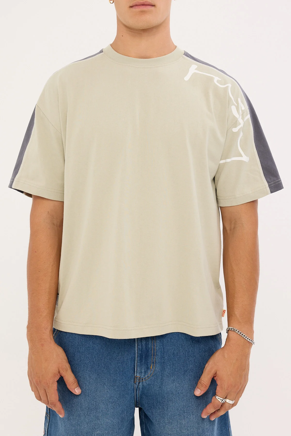 Rusty Lost It Cropped Tee Stone - Image 6