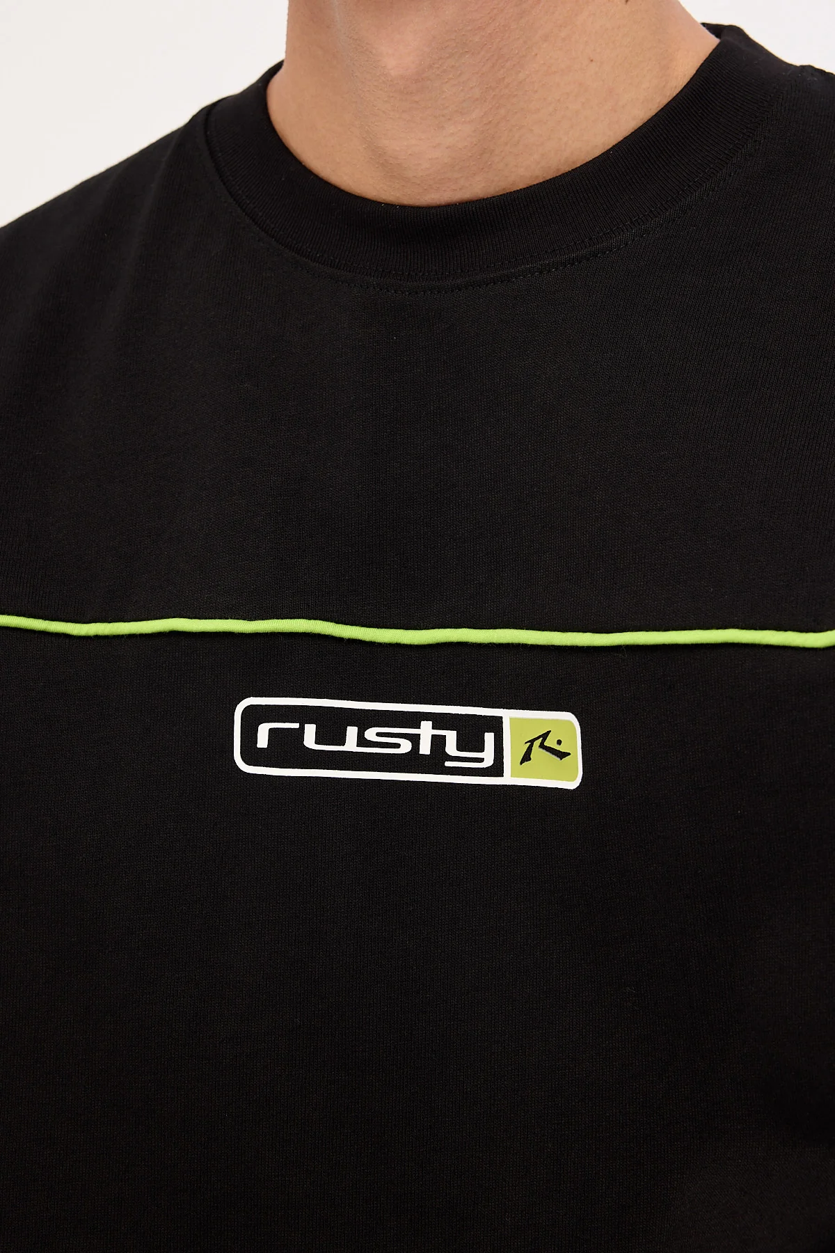 Rusty Metropolis Heavy Tee Black - Image 9
