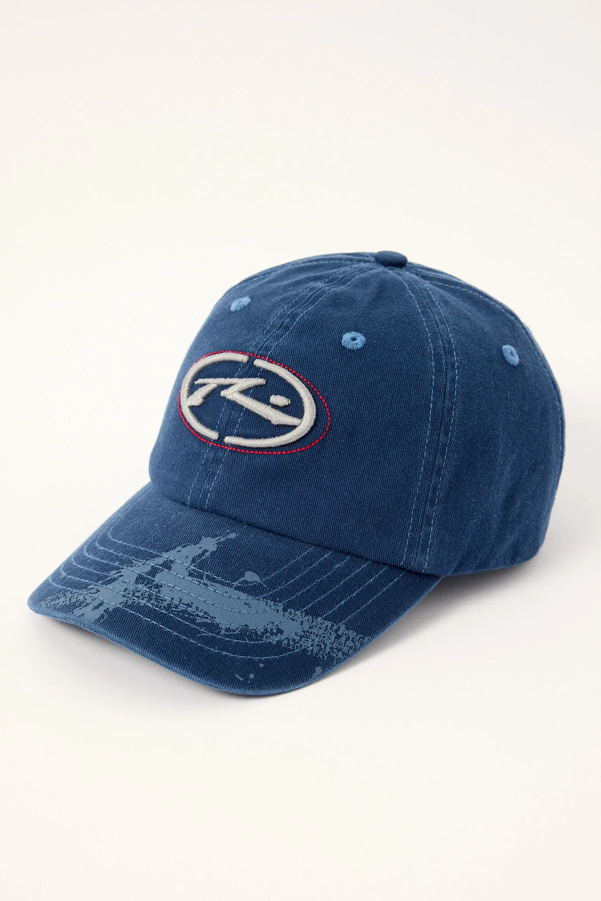 Rusty Morning Glory 6 Panel Cap Navy - Image 3