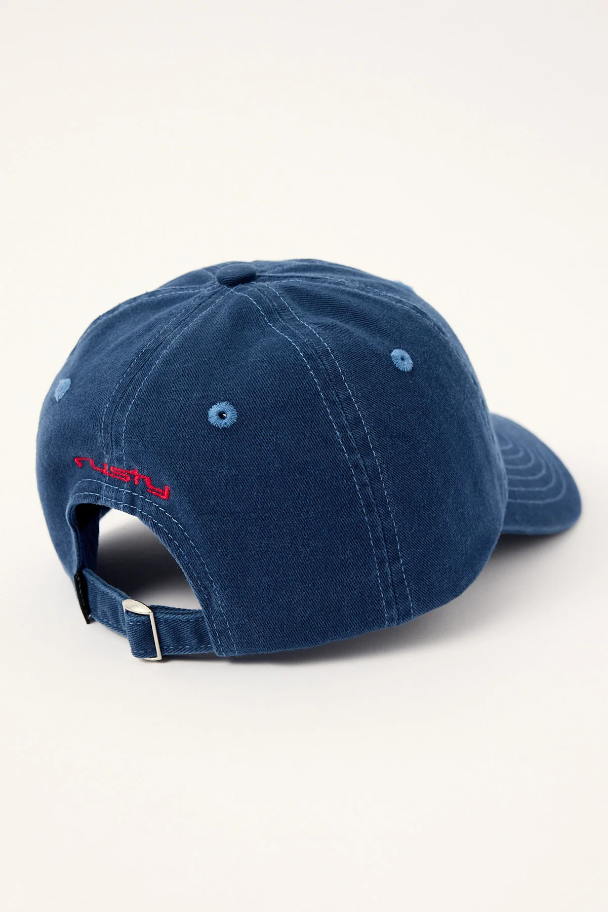 Rusty Morning Glory 6 Panel Cap Navy - Image 4