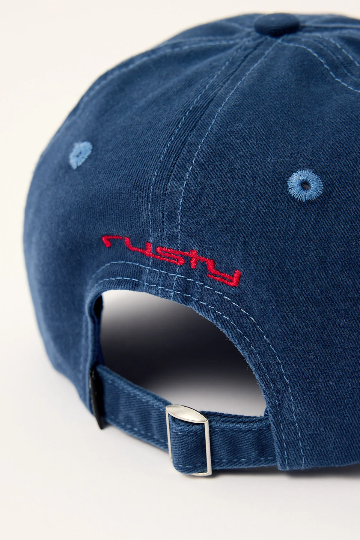 Rusty Morning Glory 6 Panel Cap Navy - Image 5