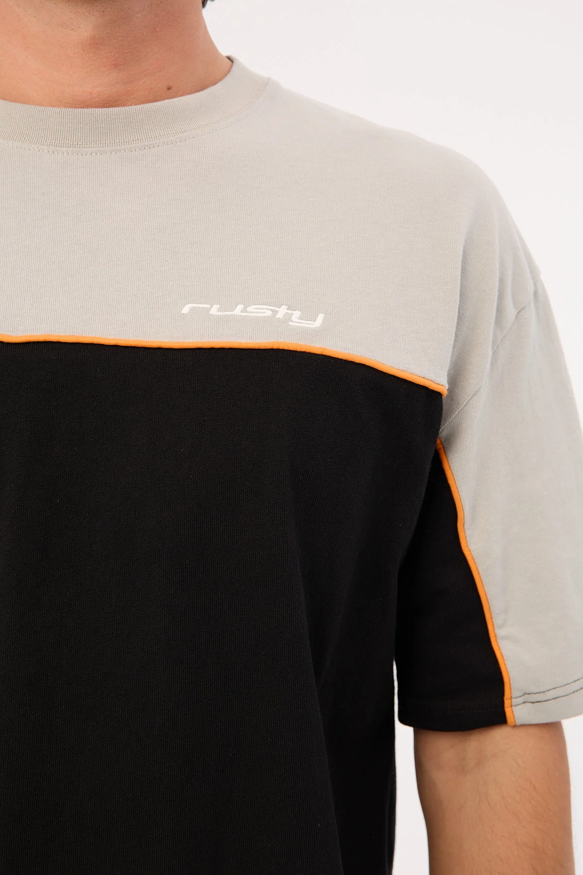 Rusty Oblivion 2.0 Heavy Short Sleeve Tee Black/Grey - Image 7