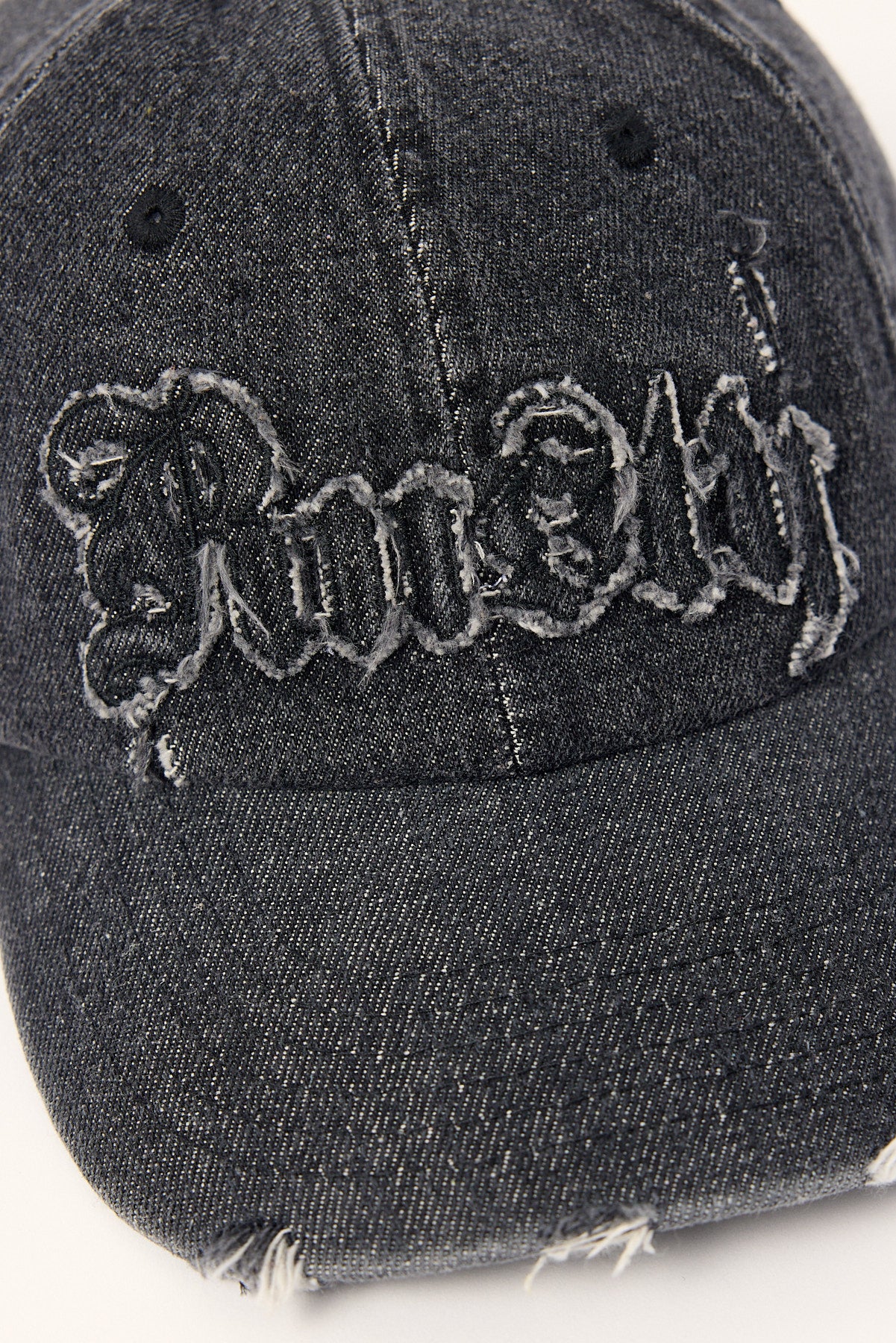 Rusty Roxanne Denim Dad Cap Washed Black - Image 2