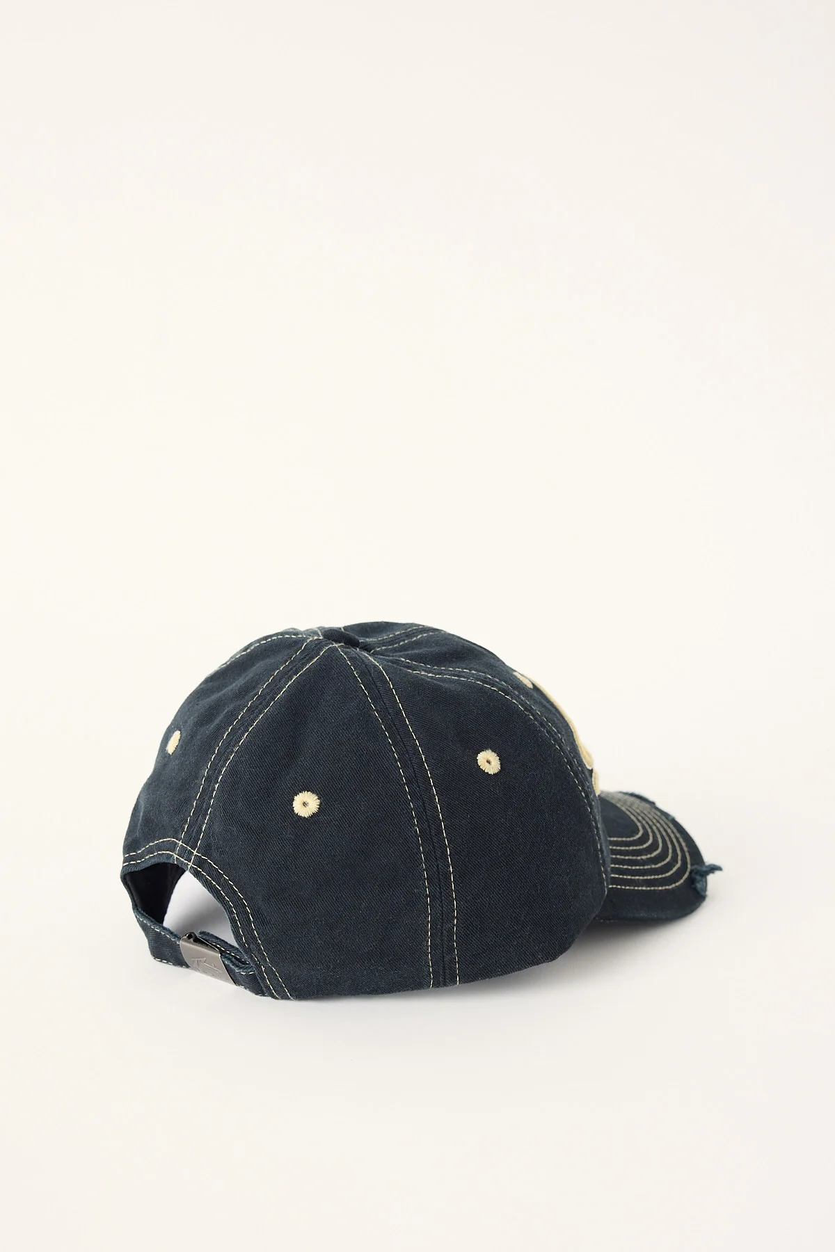 Rusty Star Struck 6 Panel Cap Washed Black - Image 4
