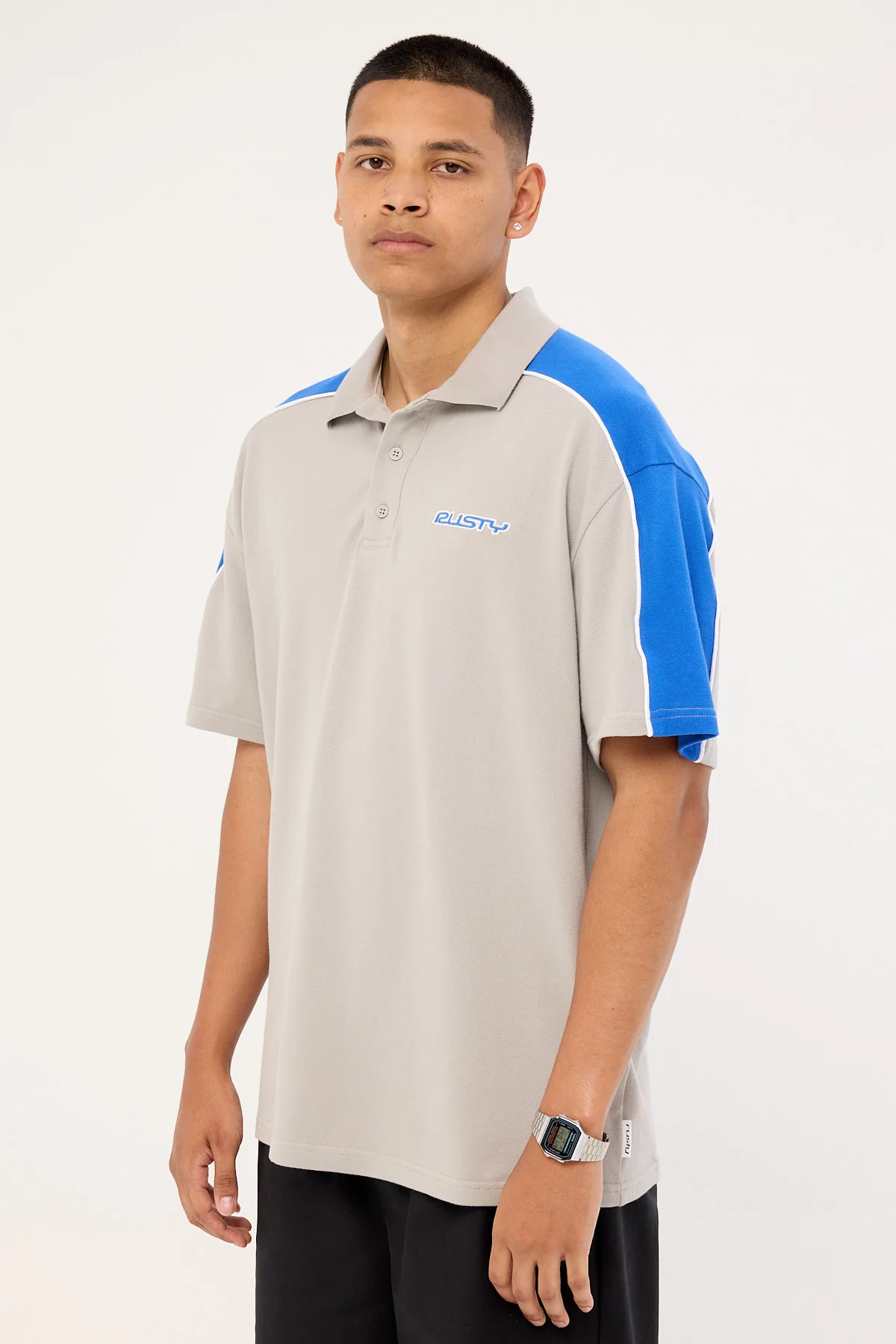 Rusty Straight Shooter Polo Ultimate Grey - Image 3