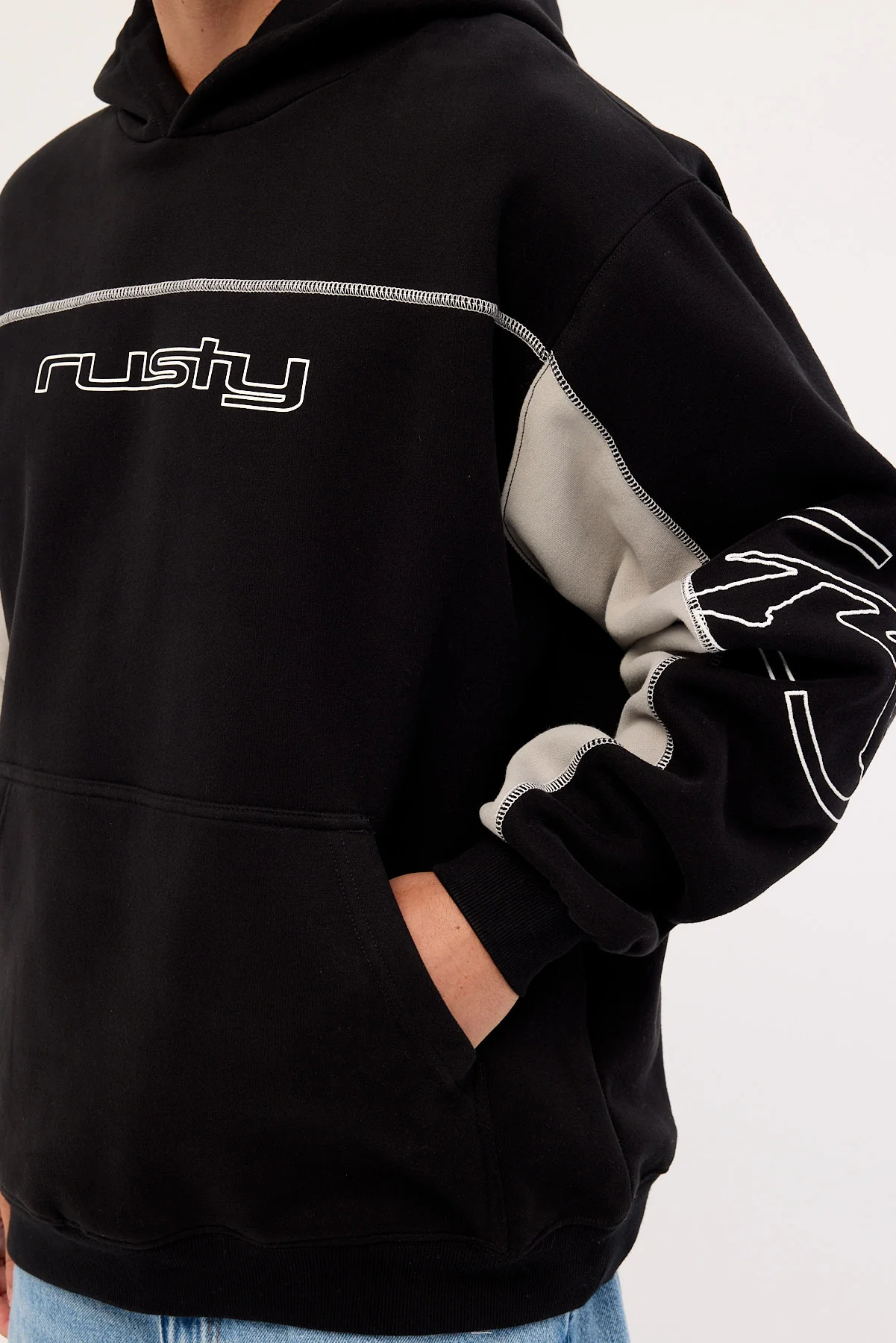 Rusty Titan Hoodie Black - Image 3