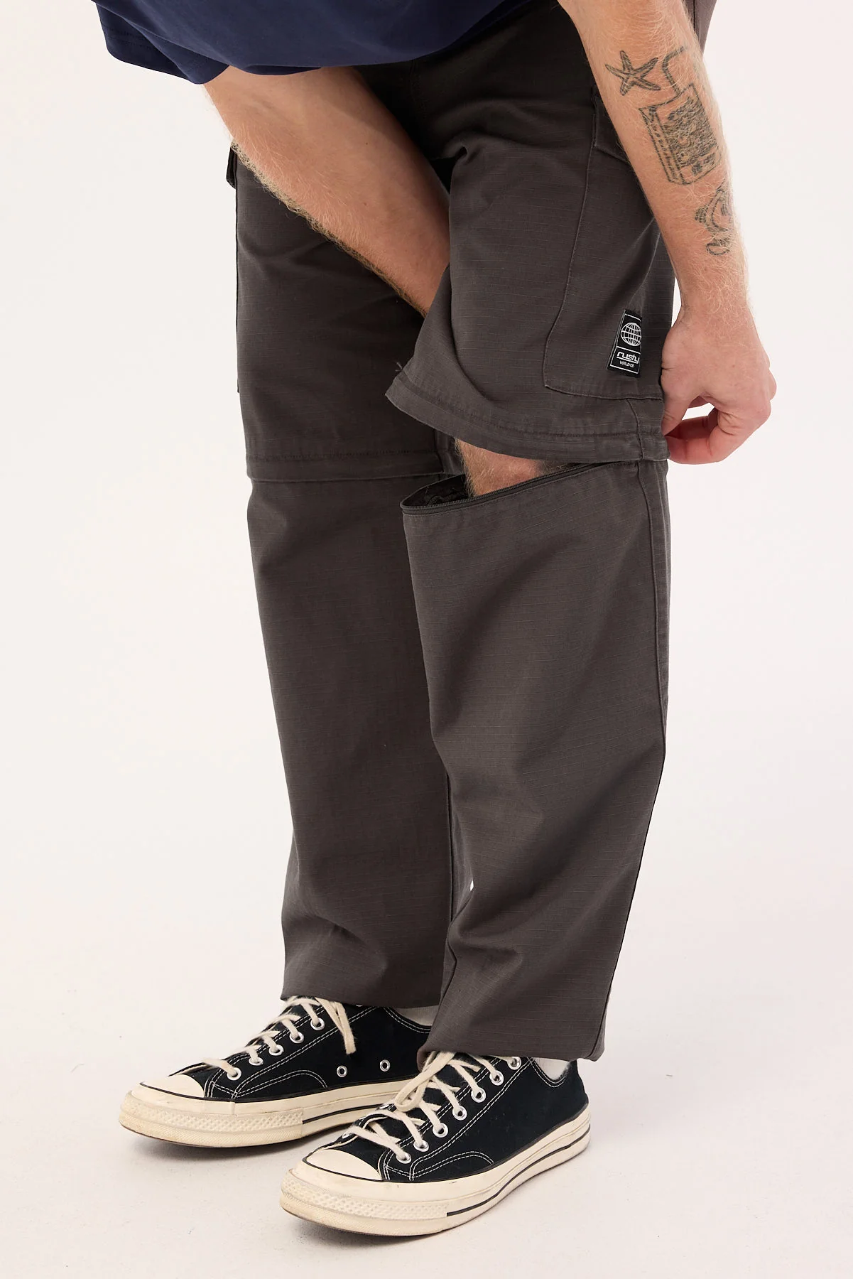 Rusty TRANSFORMER 2.0 RIPSTOP CARGO PANT Carbon - Image 6