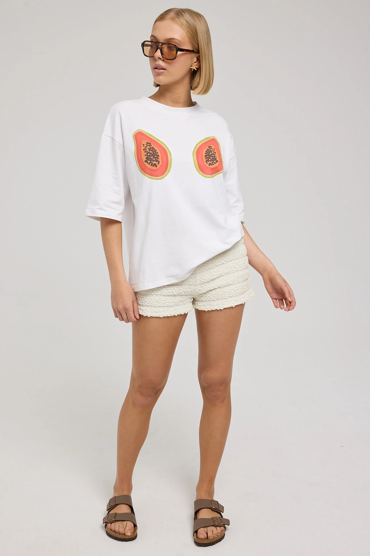 Sndys The Label Mai Tai T-Shirt Papaya - Image 2