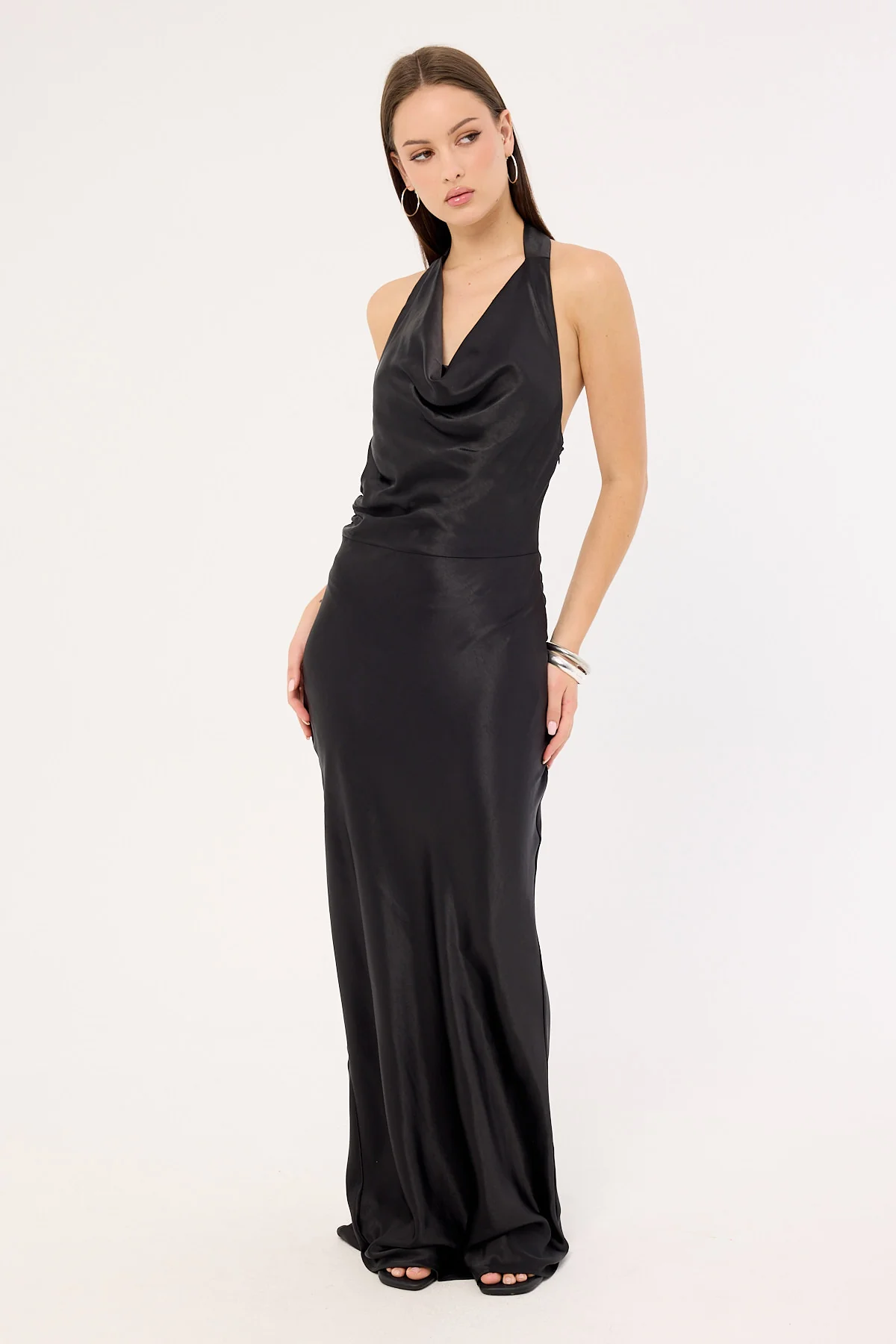 Sndys The Label Rosanna Maxi Tie Dress Black - Image 5