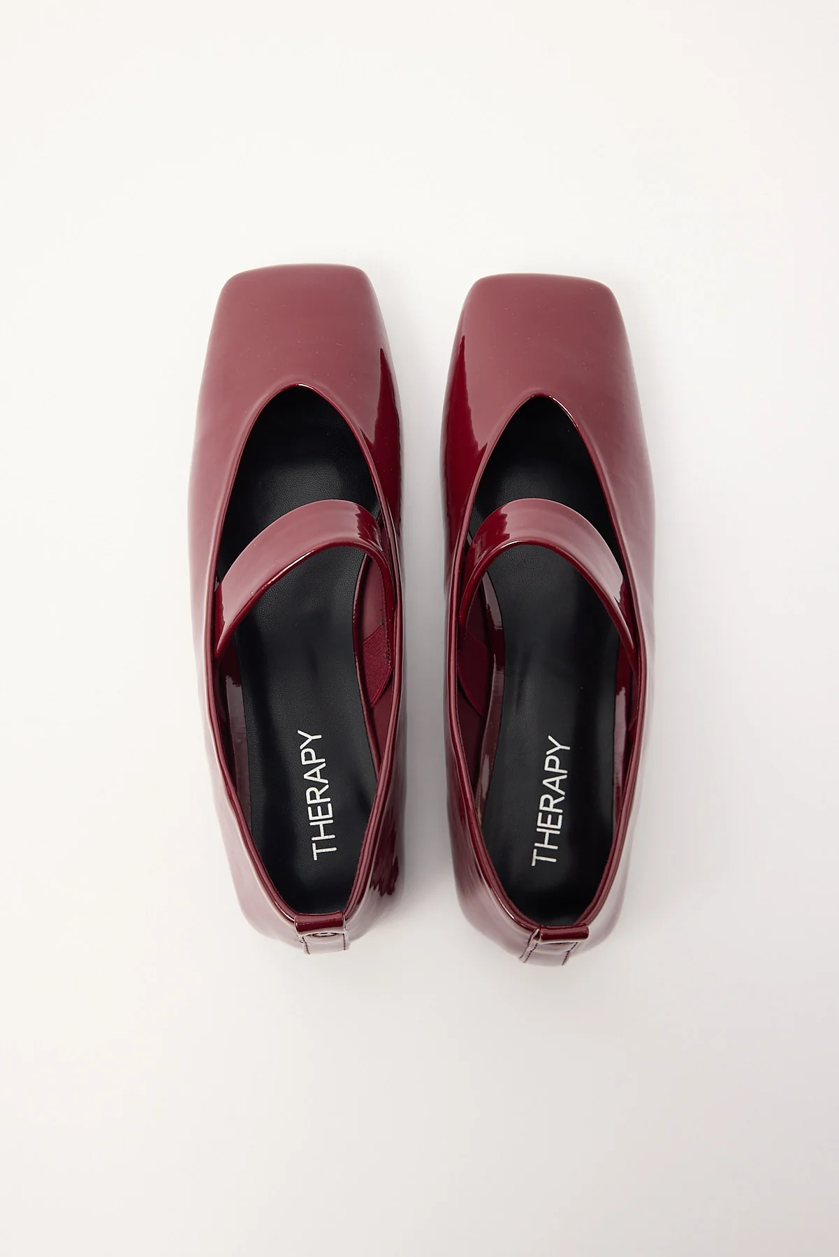 Therapy Gael Patent Ballet Flat Cherry - Image 3