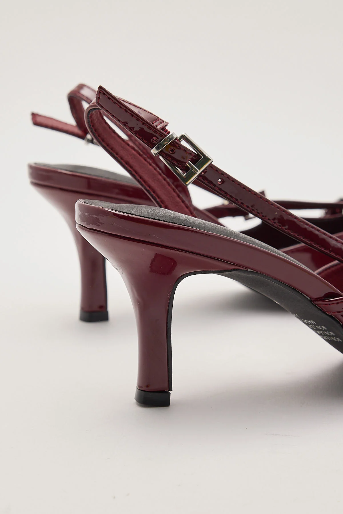 Therapy Juicy Patent Kitten Heel Cherry - Image 2
