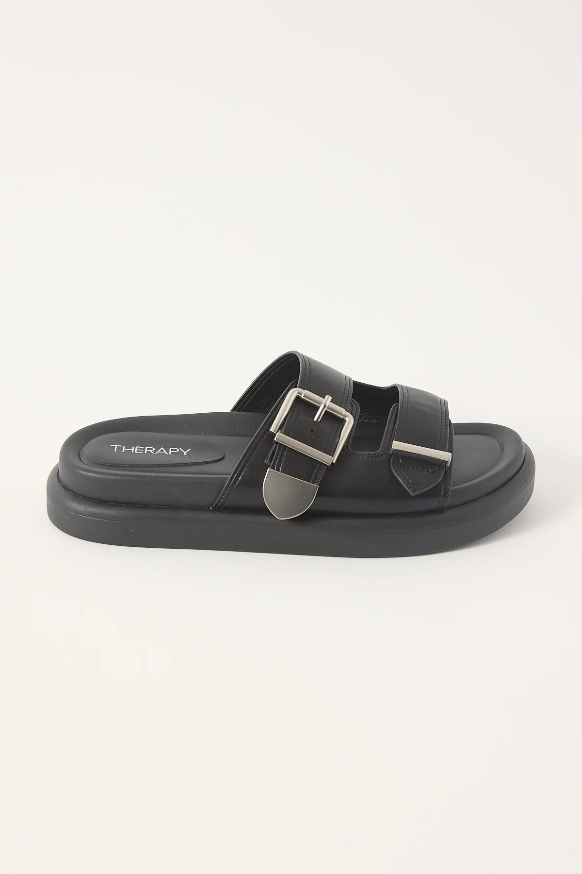 Therapy Paxton Smooth Sandal Black