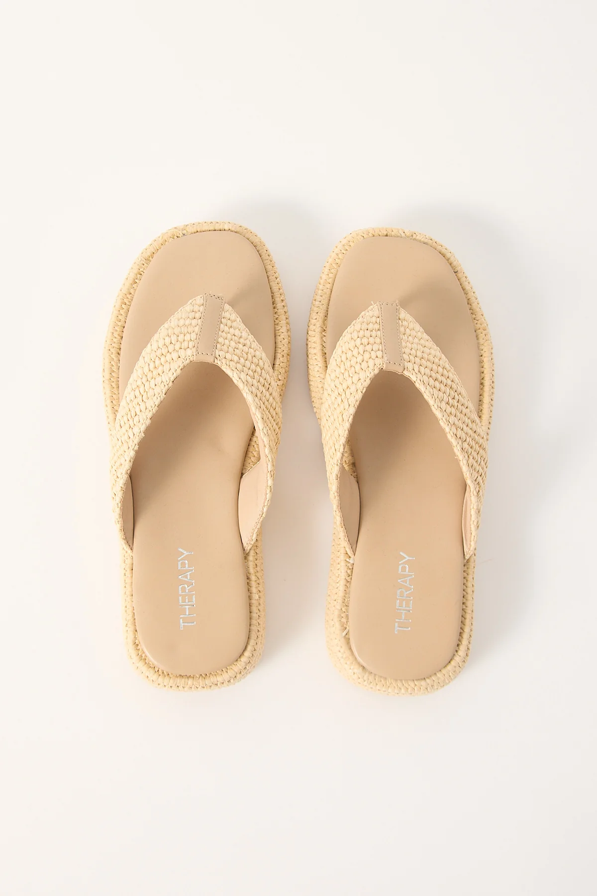 Therapy Reyes Raffia Sandal Natural - Image 2