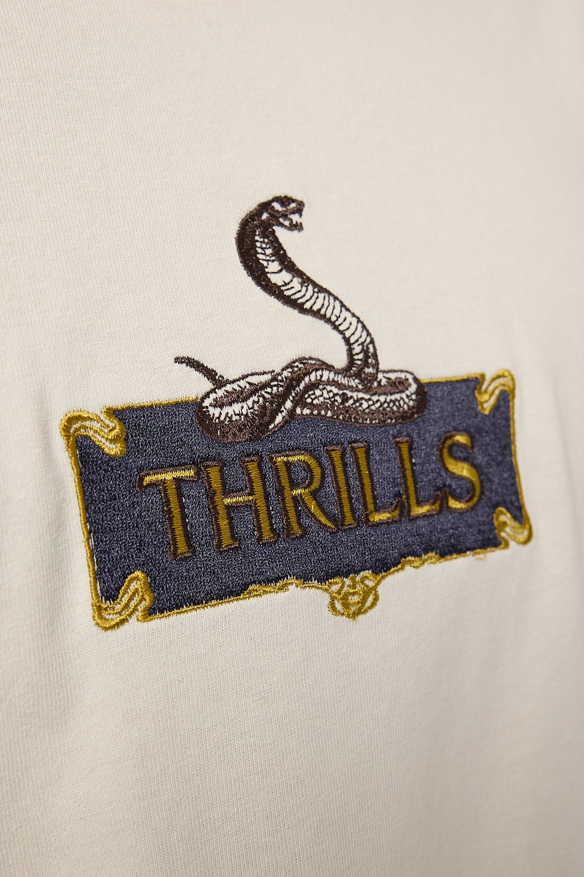 Thrills Above It All Oversize Fit Tee Light Grey - Image 5
