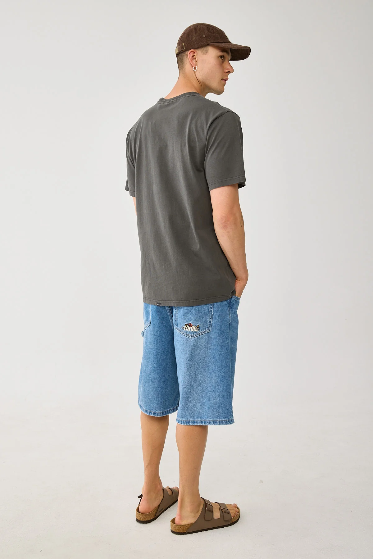 Thrills Big Slacker Denim Short Long Ago Blue - Image 10