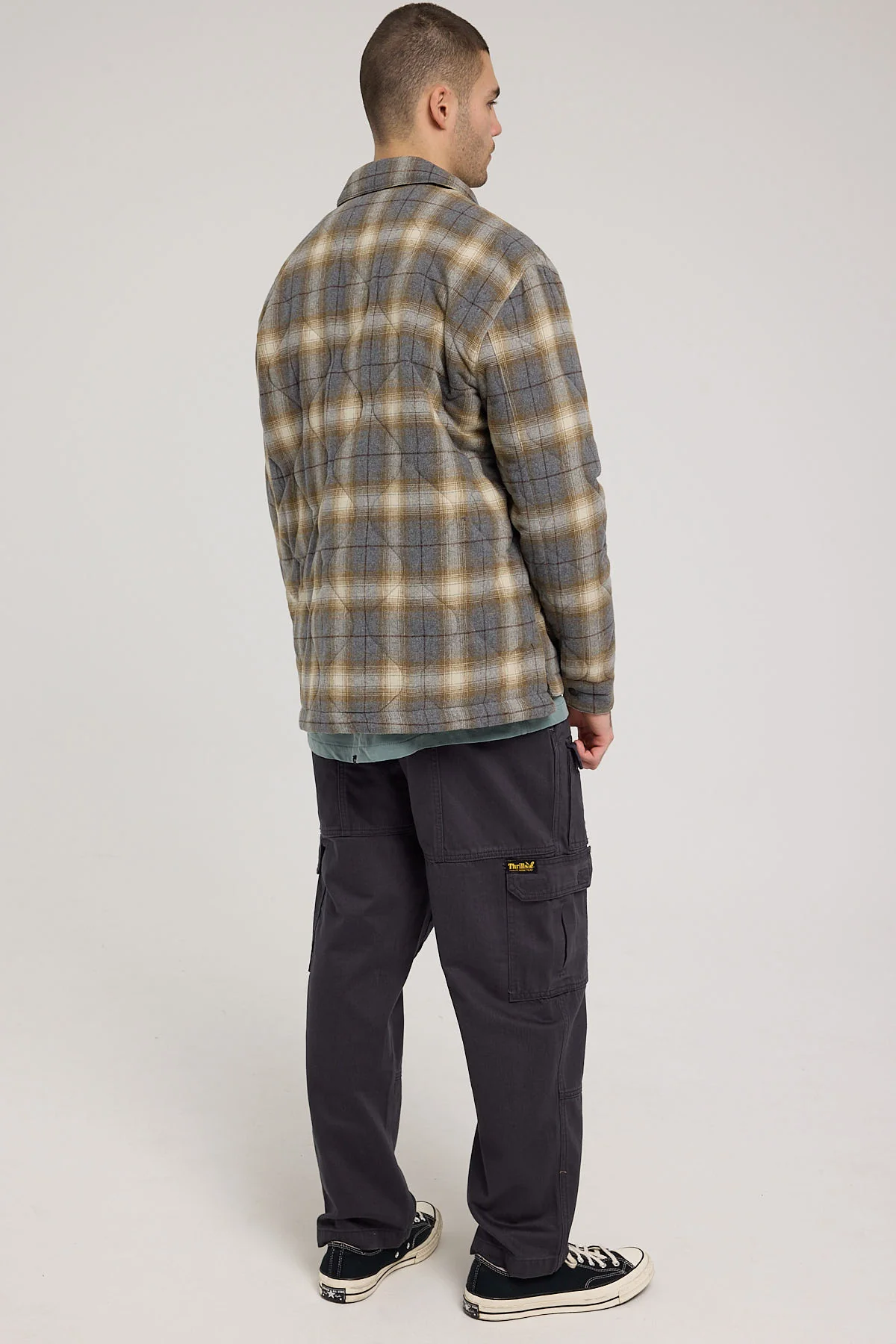 Thrills Big Slacker Union Utility Pant Dark Charcoal - Image 3