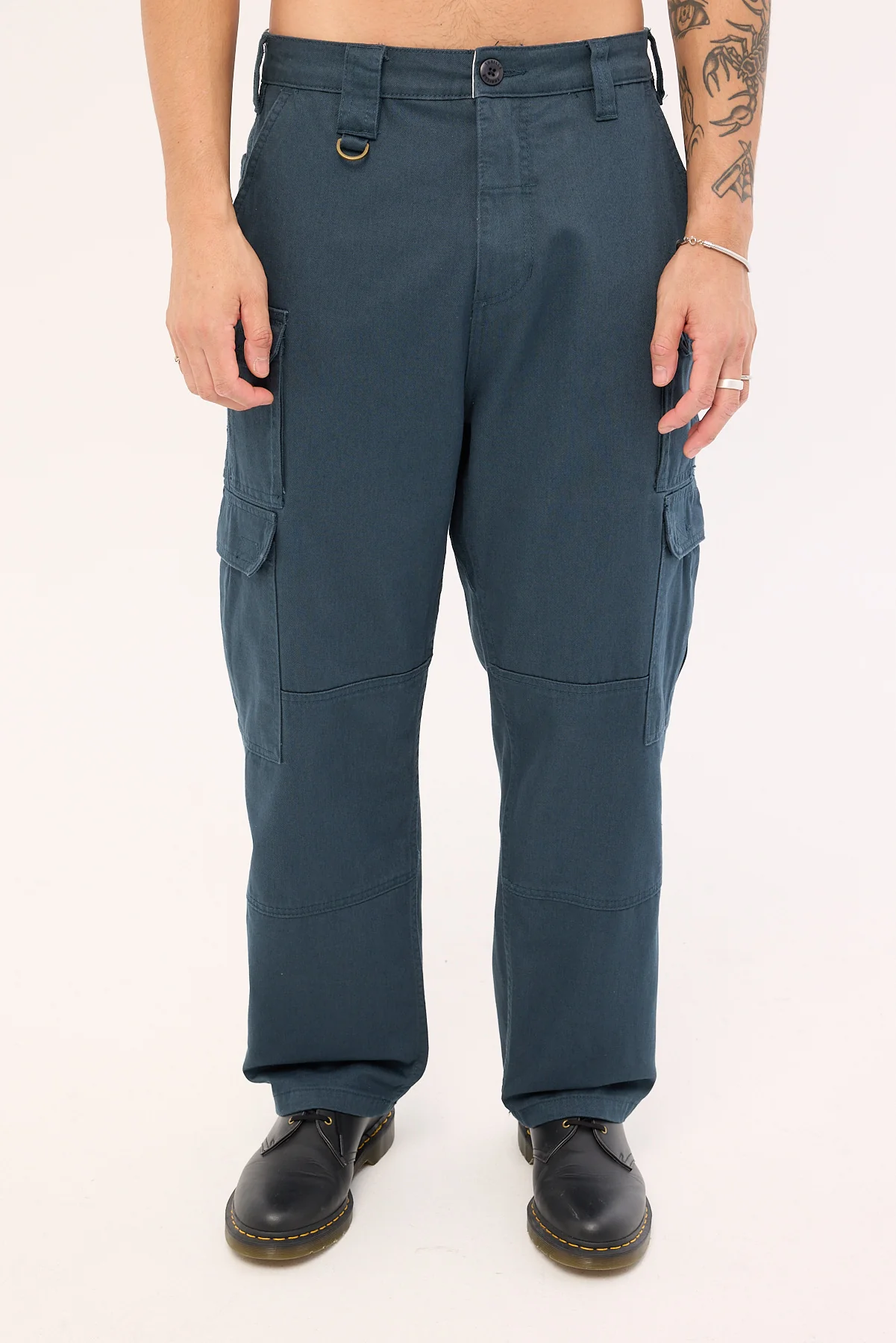 Thrills Big Slacker Union Utility Pant Petrol - Image 7