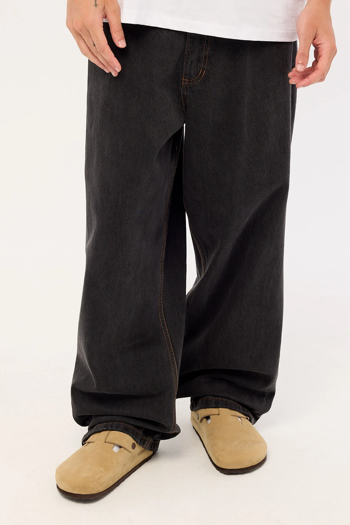 Thrills Biggest Slacker Denim Jean Coal - Image 2