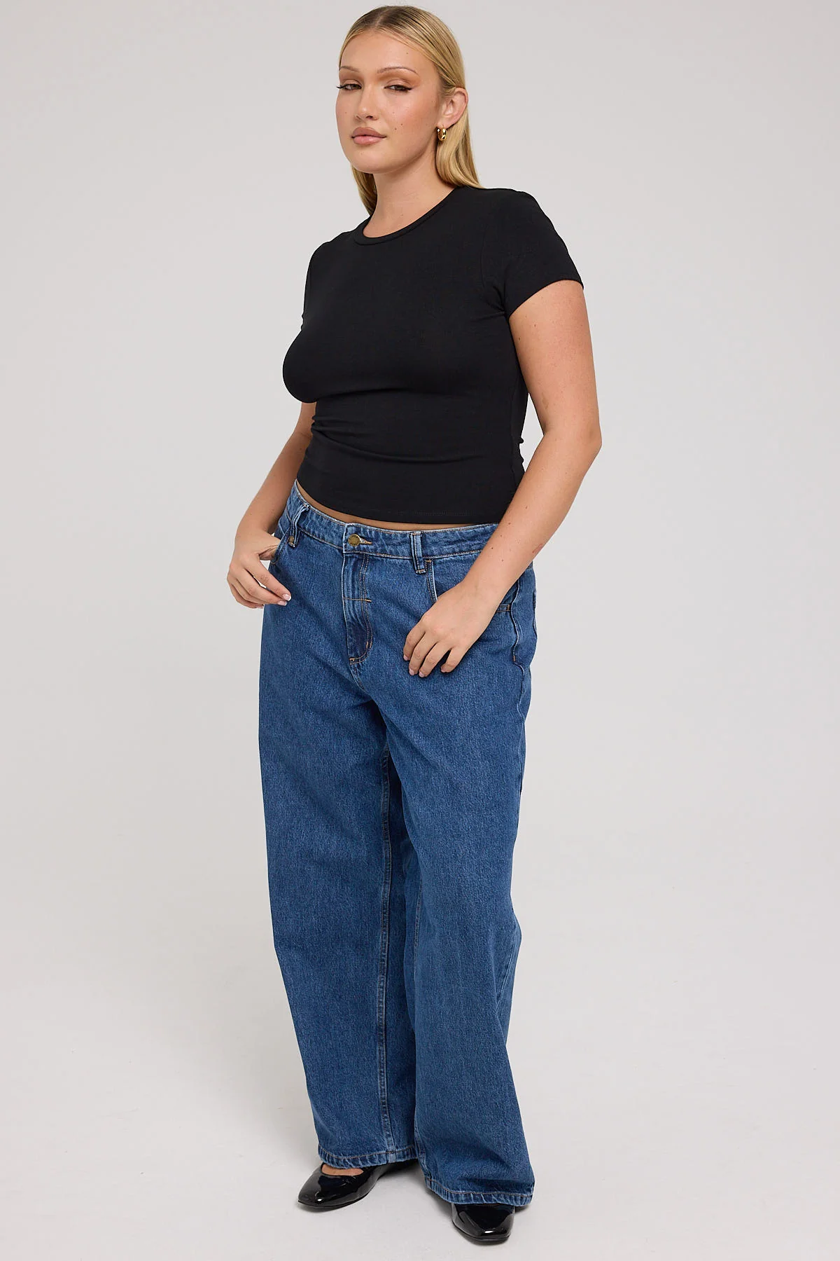 Thrills Billie Low Rise Baggy Jean Rinsed Blues - Image 5