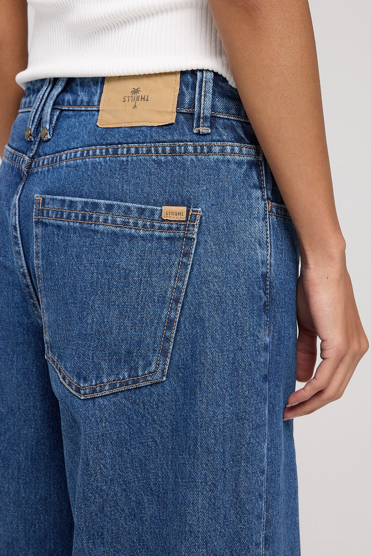 Thrills Billie Low Rise Baggy Jean Rinsed Blues - Image 7