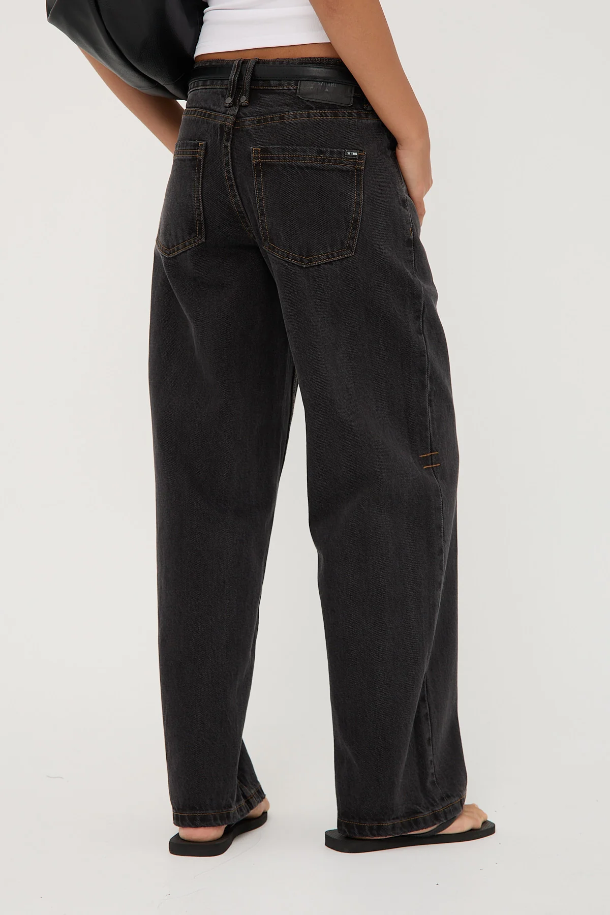 Thrills Billie Low Jean Black Bull - Image 6