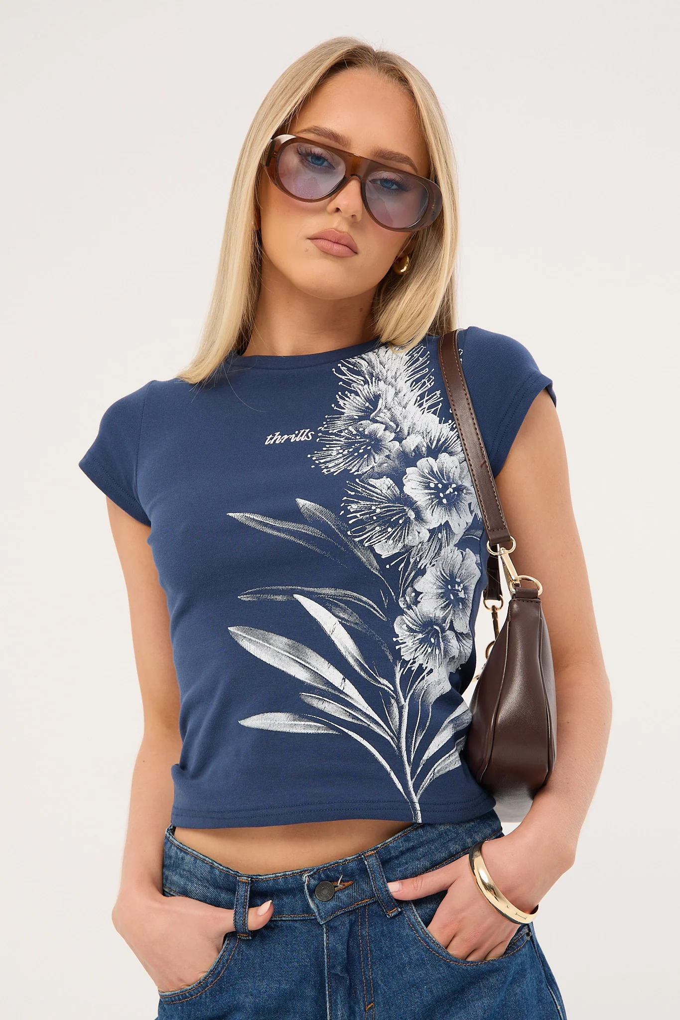 Thrills Boundless Club Tee Insignia Blue