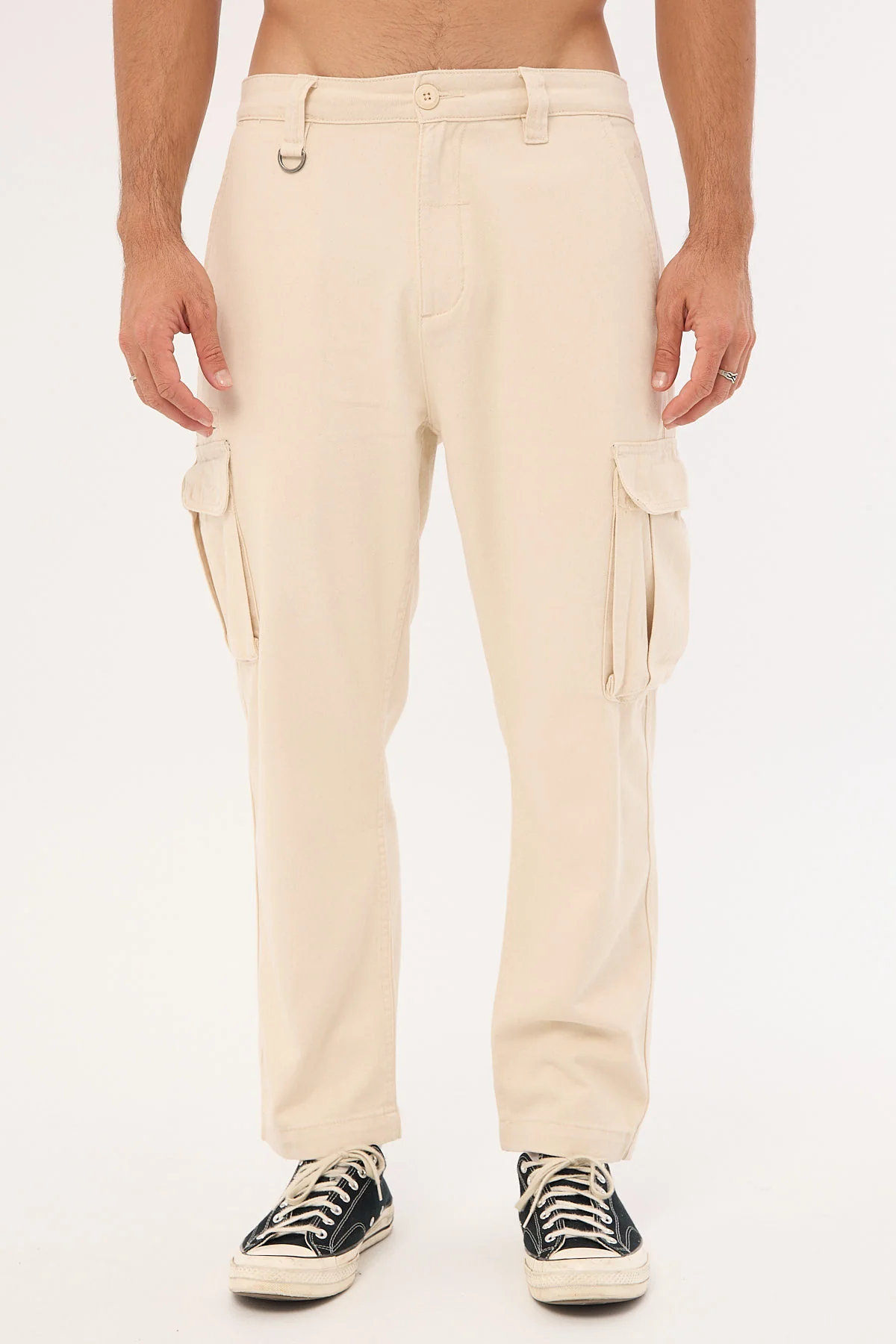 Thrills Hard Yakka x Thrills Slacker Cargo Pant Unchleached - Image 11